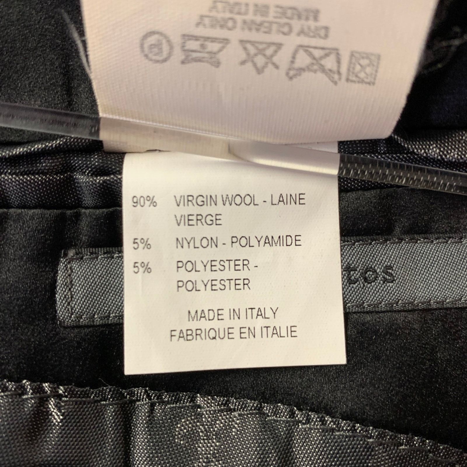 John Varvatos JOHN VARVATOS Size 40 Grey Black Wool Tuxedo Sport Coat Size US M / EU 48-50 / 2 - 5 Thumbnail