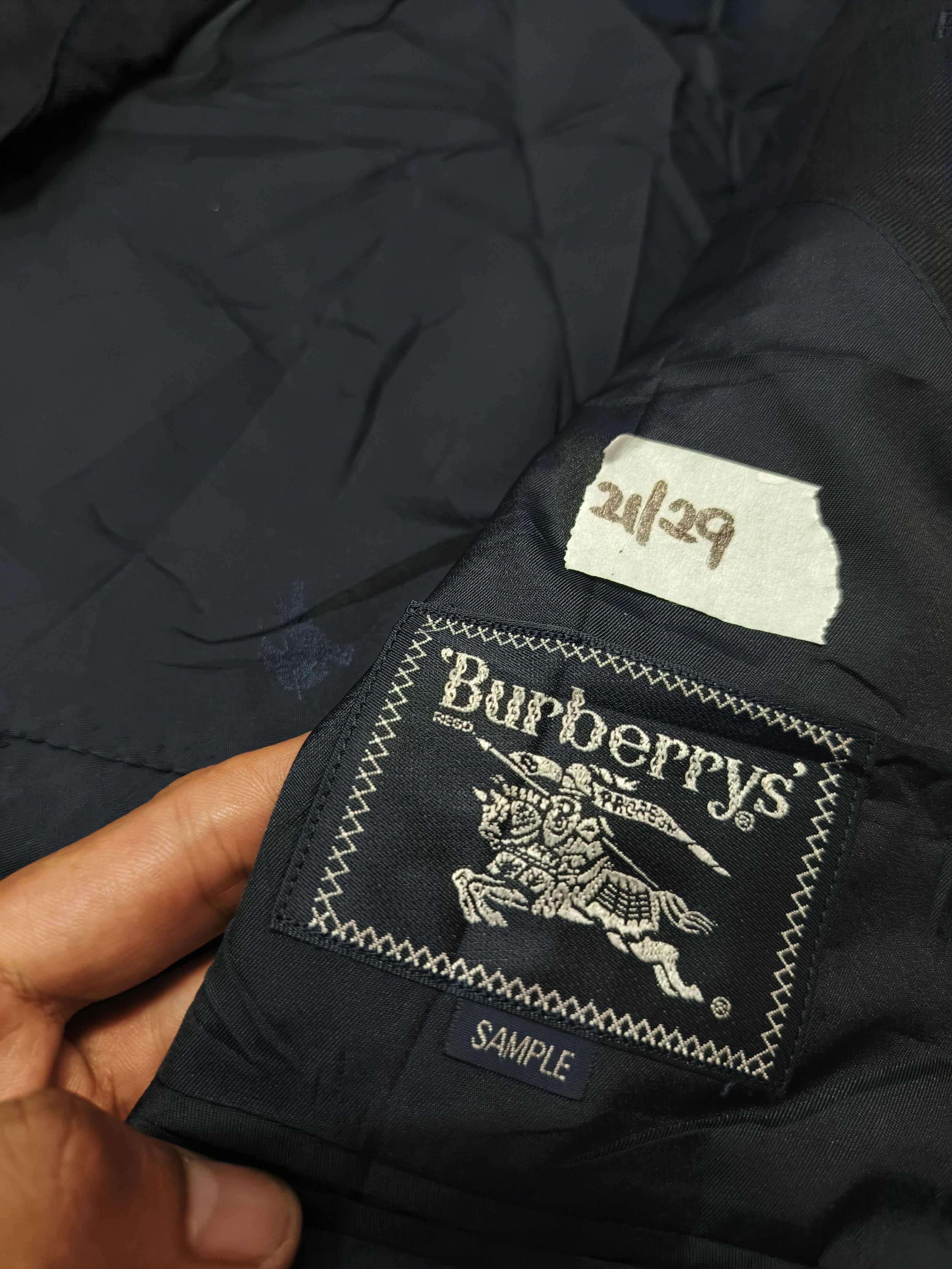 Burberry VINTAGE BURBERRY PLAID DISTRESSED BLAZER JACKET Size 42R - 10 Thumbnail