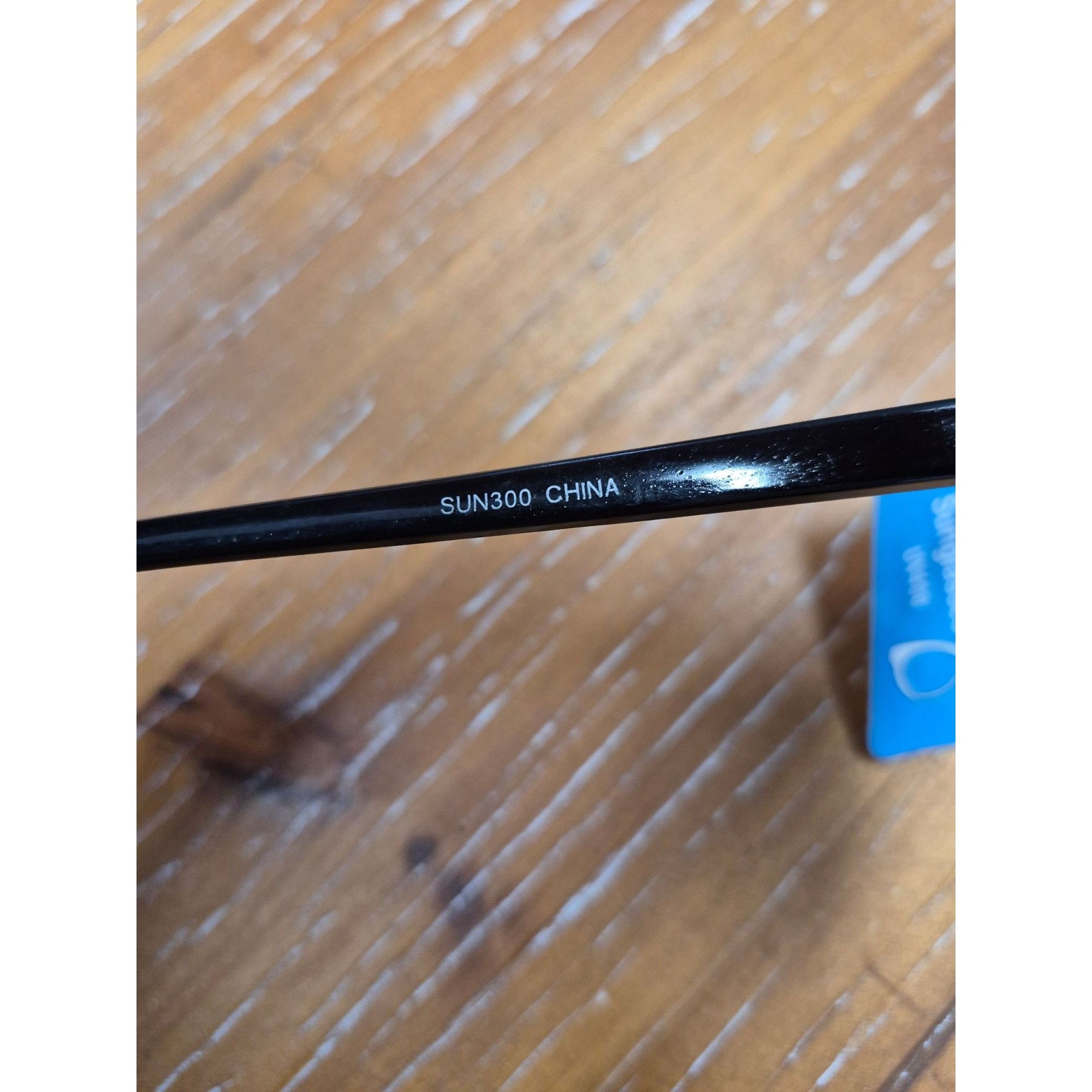 Other Womens Trendy Black UV400 Sunglasses With Tag Square Frame S Size ONE SIZE - 5 Thumbnail