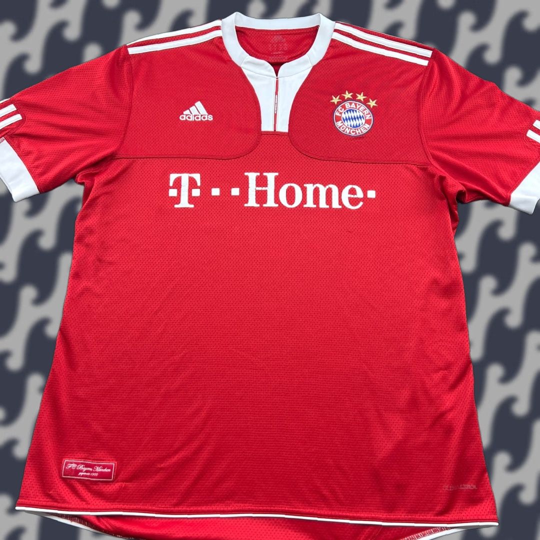 Adidas adidas Bayern Munich 2009 2010 Home Football Jersey Mens XL Red Shirt Size US XL / EU 56 / 4 - 1 Thumbnail
