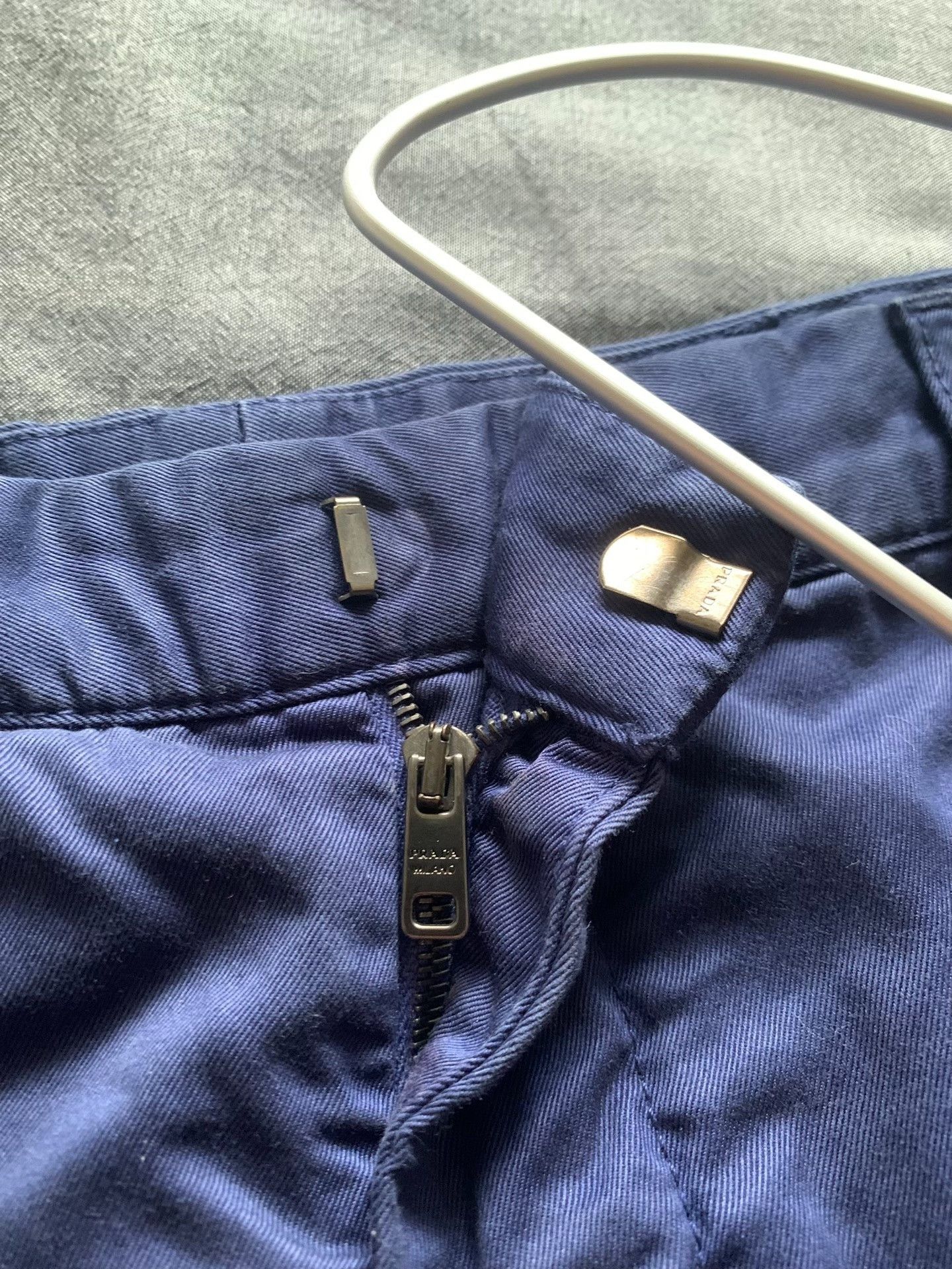 Prada Prada Dark Blue Cargo Shorts Size US 32 / EU 48 - 4 Thumbnail