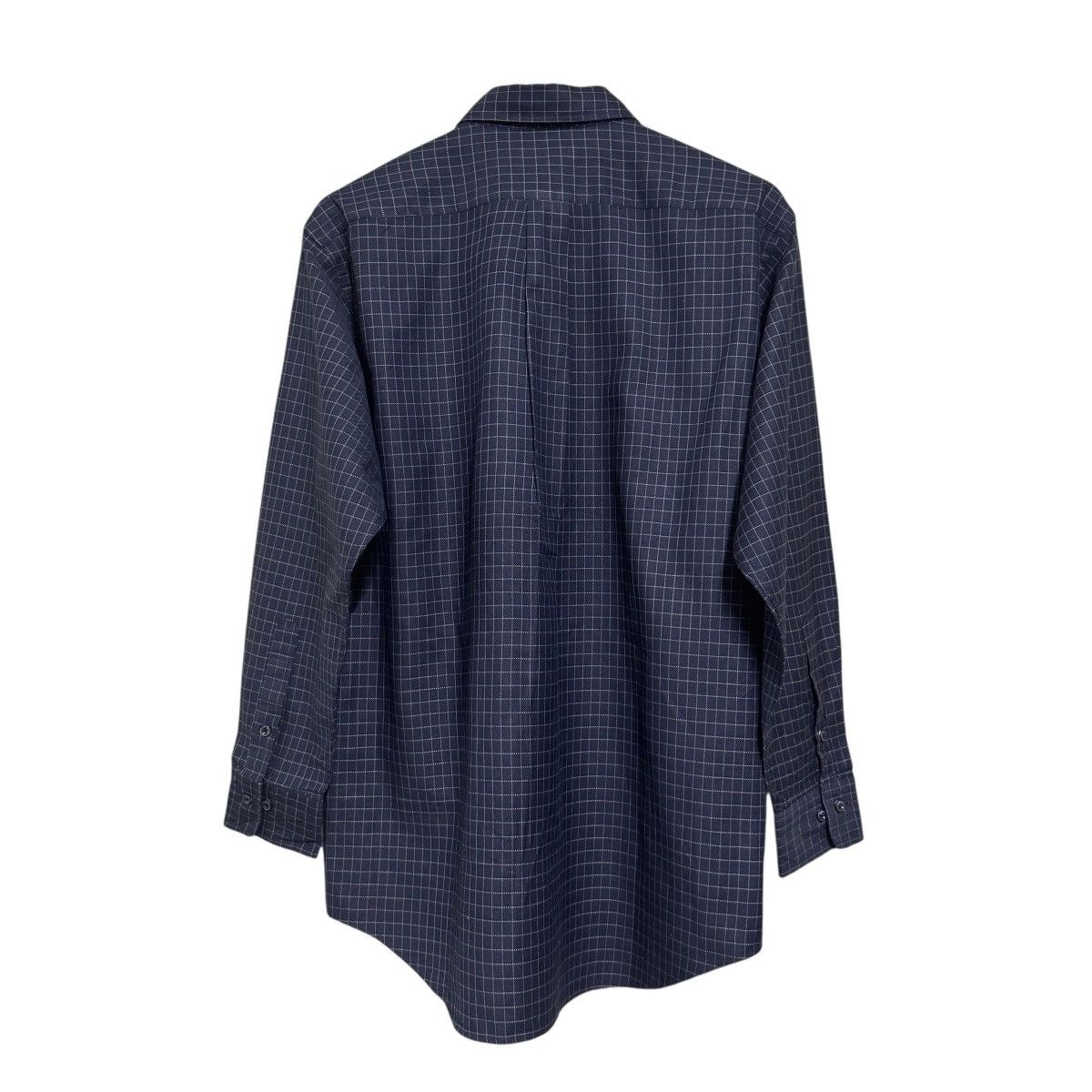 Burberry Burberry Gray Plaid Button Down Longsleeve Shirt Size US L / EU 52-54 / 3 - 7 Thumbnail