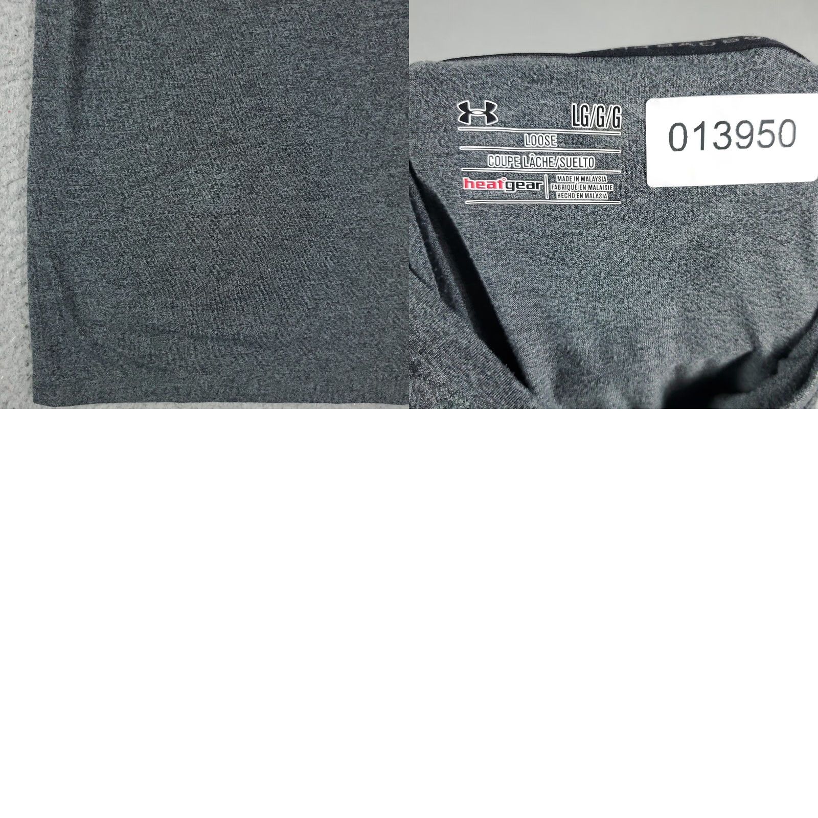 Under Armour Under Armour Gray Heatgear Active Work Out Short Sleeve T Shirt Large Stained Size US L / EU 52-54 / 3 - 8 Thumbnail