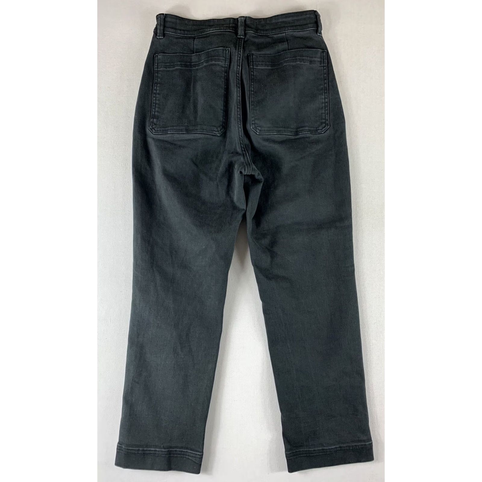 Everlane EVERLANE JEANS WOMENS BLACK CROPPED SLIM REGULAR 28X25 Size 28" / US 6 / IT 42 - 2 Thumbnail