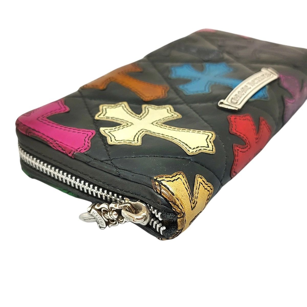 Chrome Hearts Chrome Hearts Multi cross leather patch cemetery wallet Size ONE SIZE - 3 Thumbnail