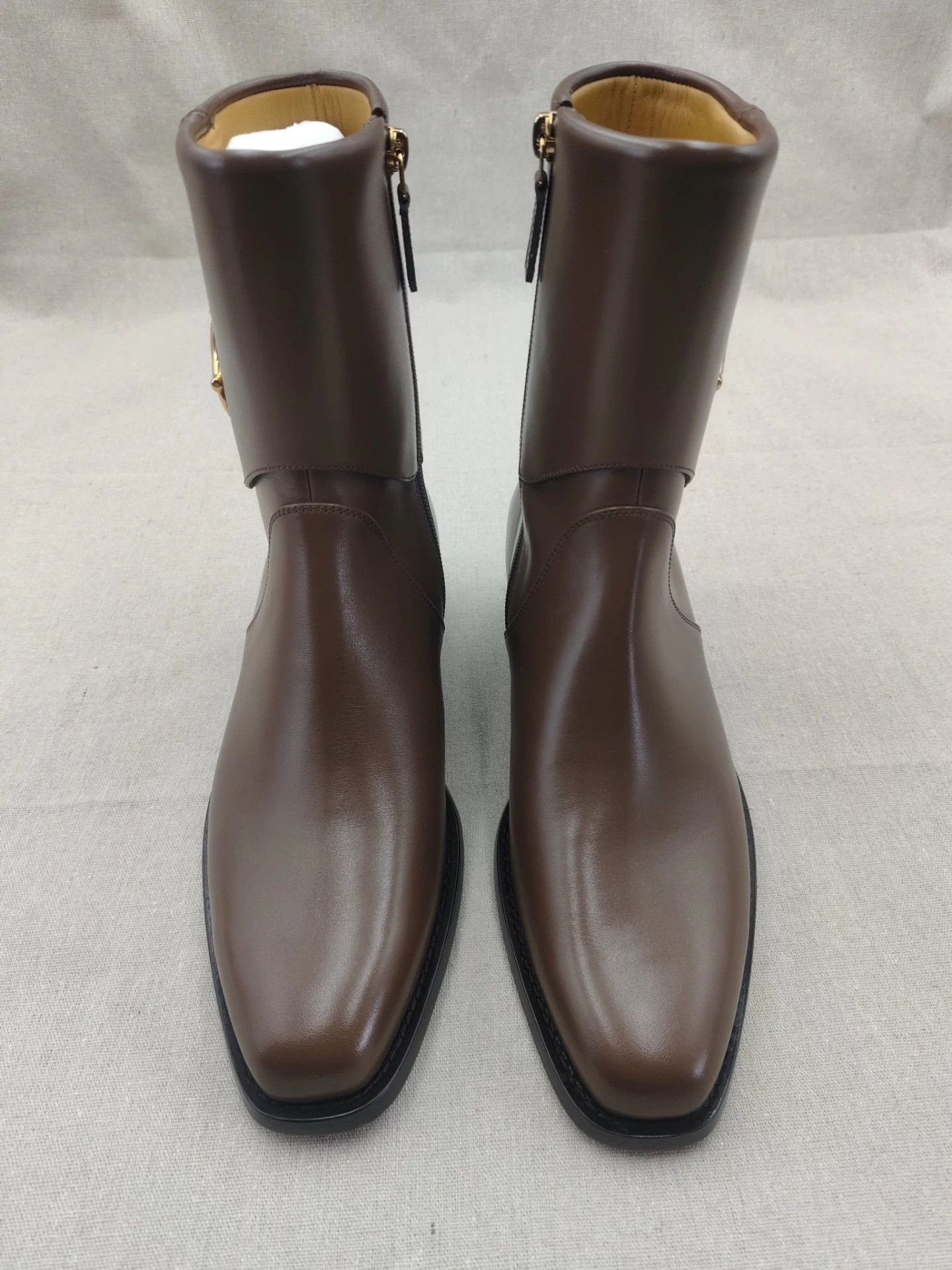 Gucci Gucci Brown Horsebit Chelsea Boot 41 New Size US 8 / EU 41 - 3 Thumbnail