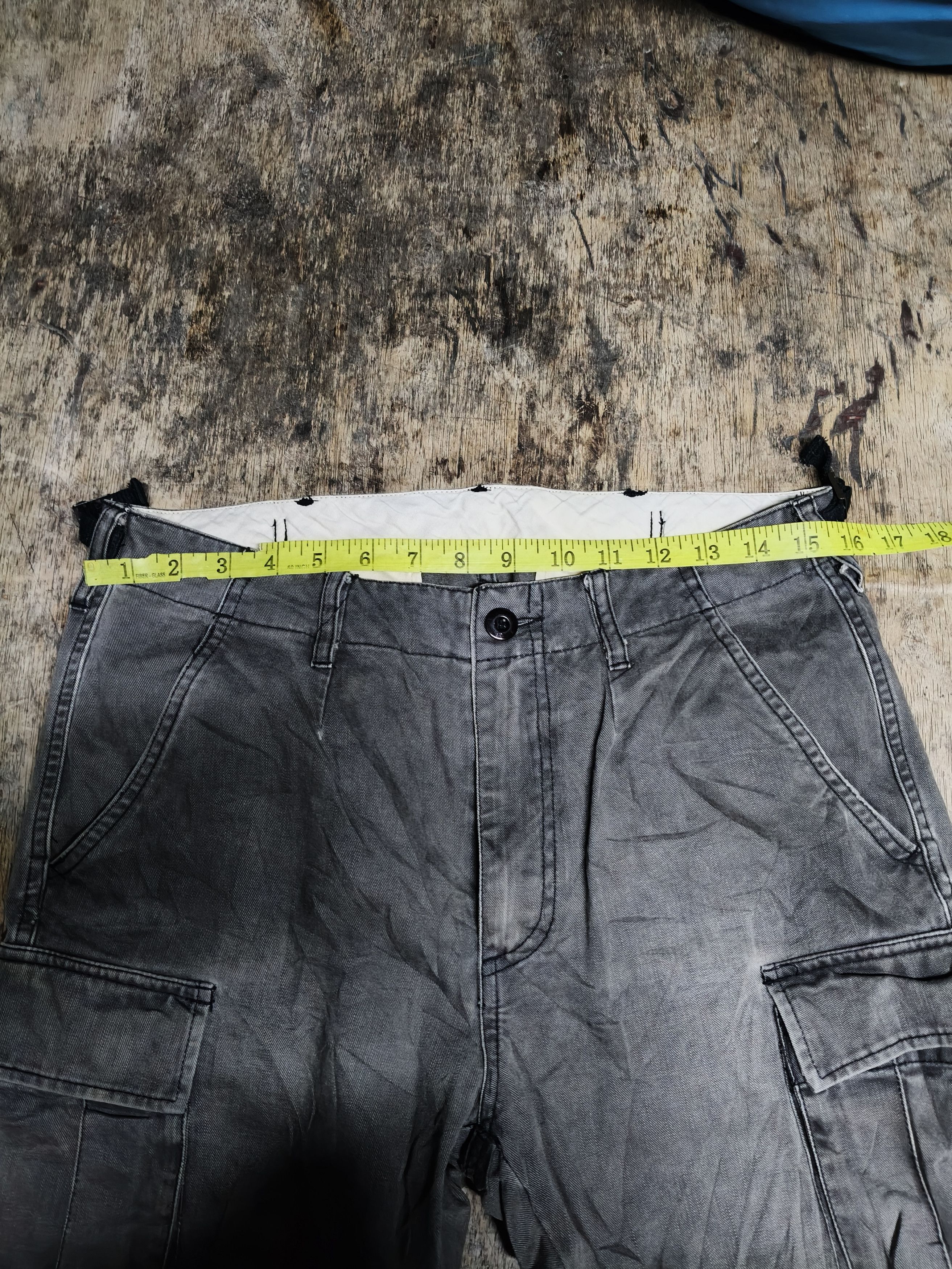 Japanese Brand Vintage Royal Blue Cargo Boot Cut Pants Size US 32 / EU 48 - 7 Thumbnail