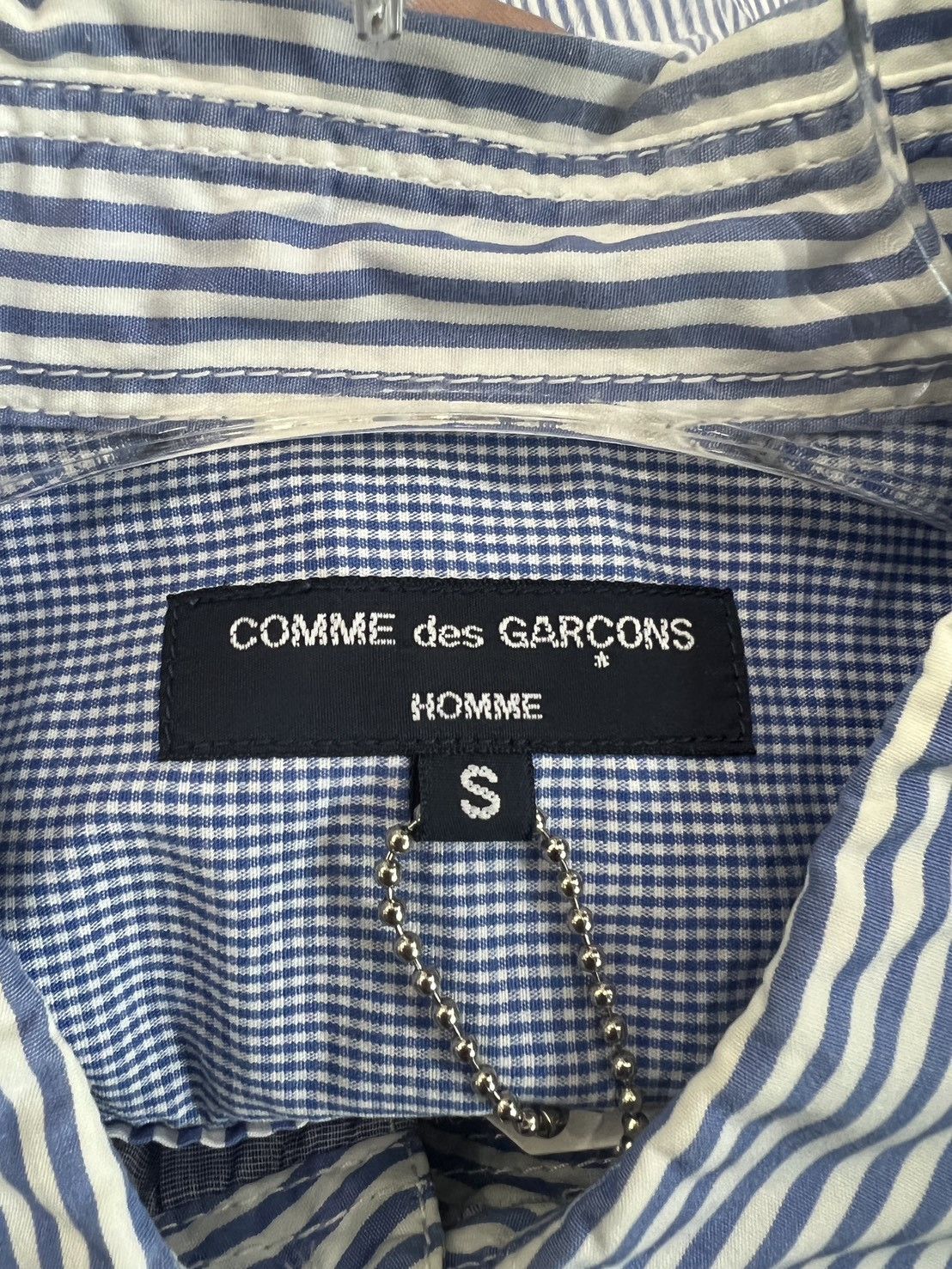 Comme des Garcons Comme des Garçons Homme patchwork striped shirt Size US S / EU 44-46 / 1 - 5 Thumbnail