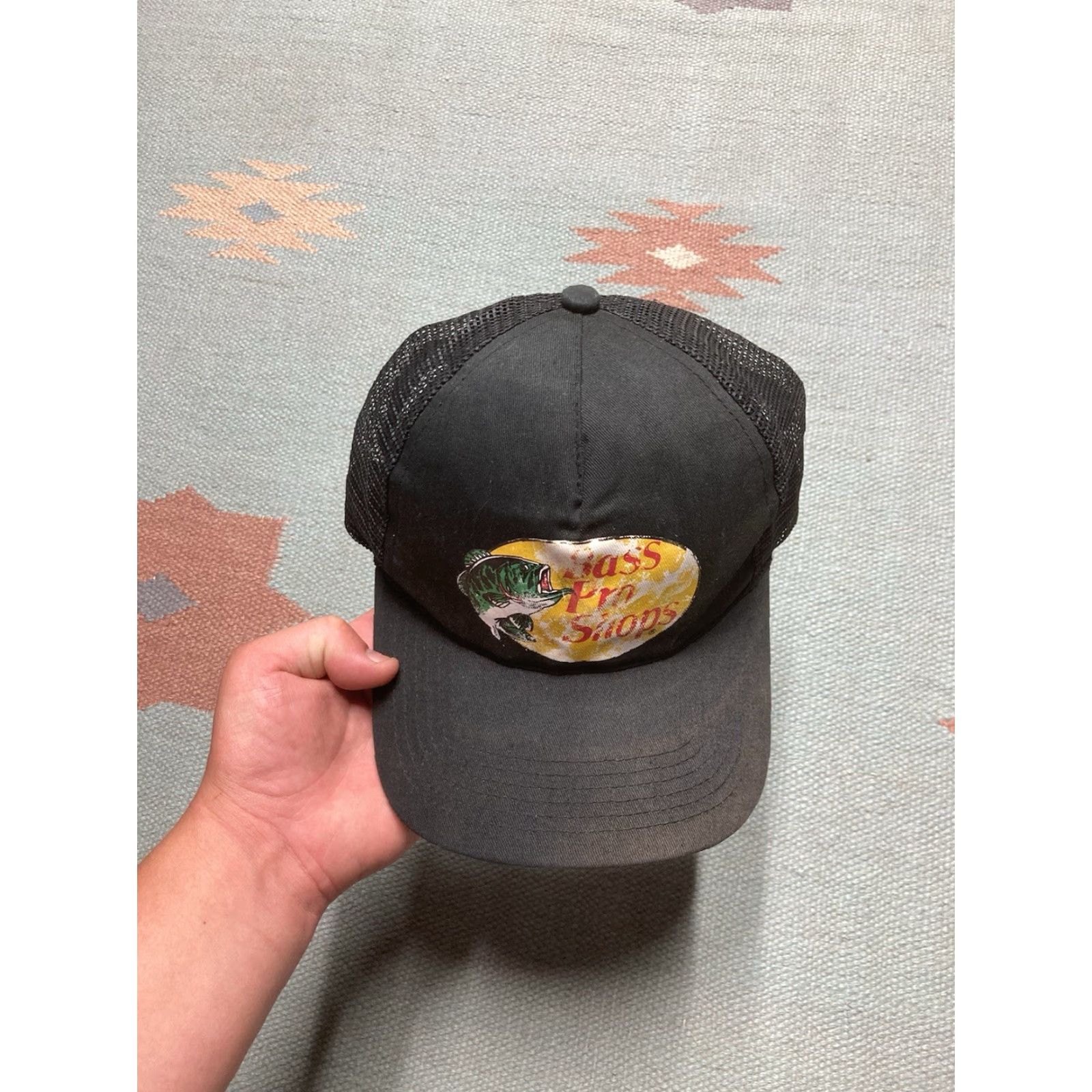 Bass Pro Shops Vintage Bass Pro Shops Fish Black Adjustable SnapBack Hat User: Vintage Bass Pro Shops Fish Black Adjustable SnapBack Hat Size ONE SIZE - 3 Thumbnail