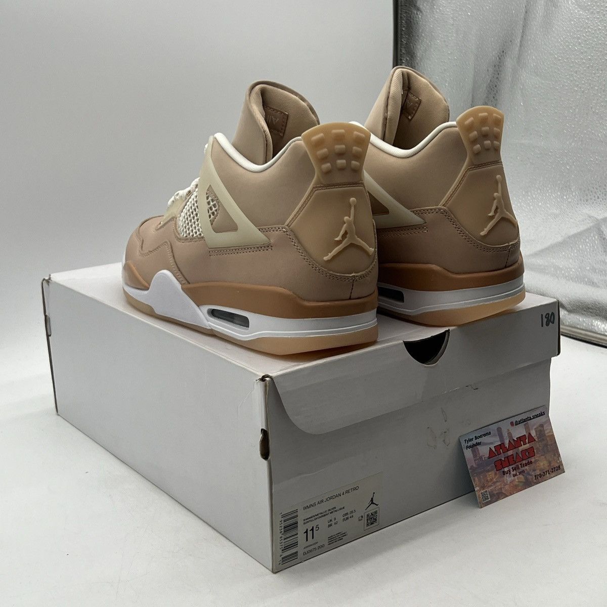 Jordan Brand Wmns air Jordan 4 shimmer Size US 11.5 / EU 44-45 - 5 Thumbnail