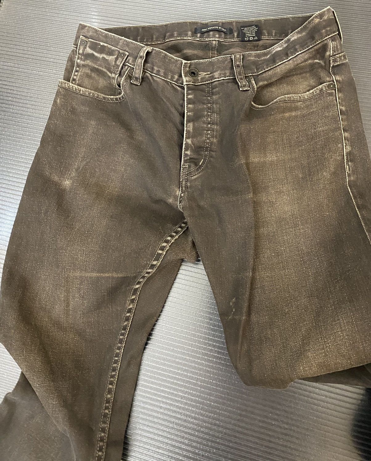 John Varvatos John Varvatos USA Asphalt Bowery Button fly jeans 32RG Size US 32 / EU 48 - 7 Thumbnail