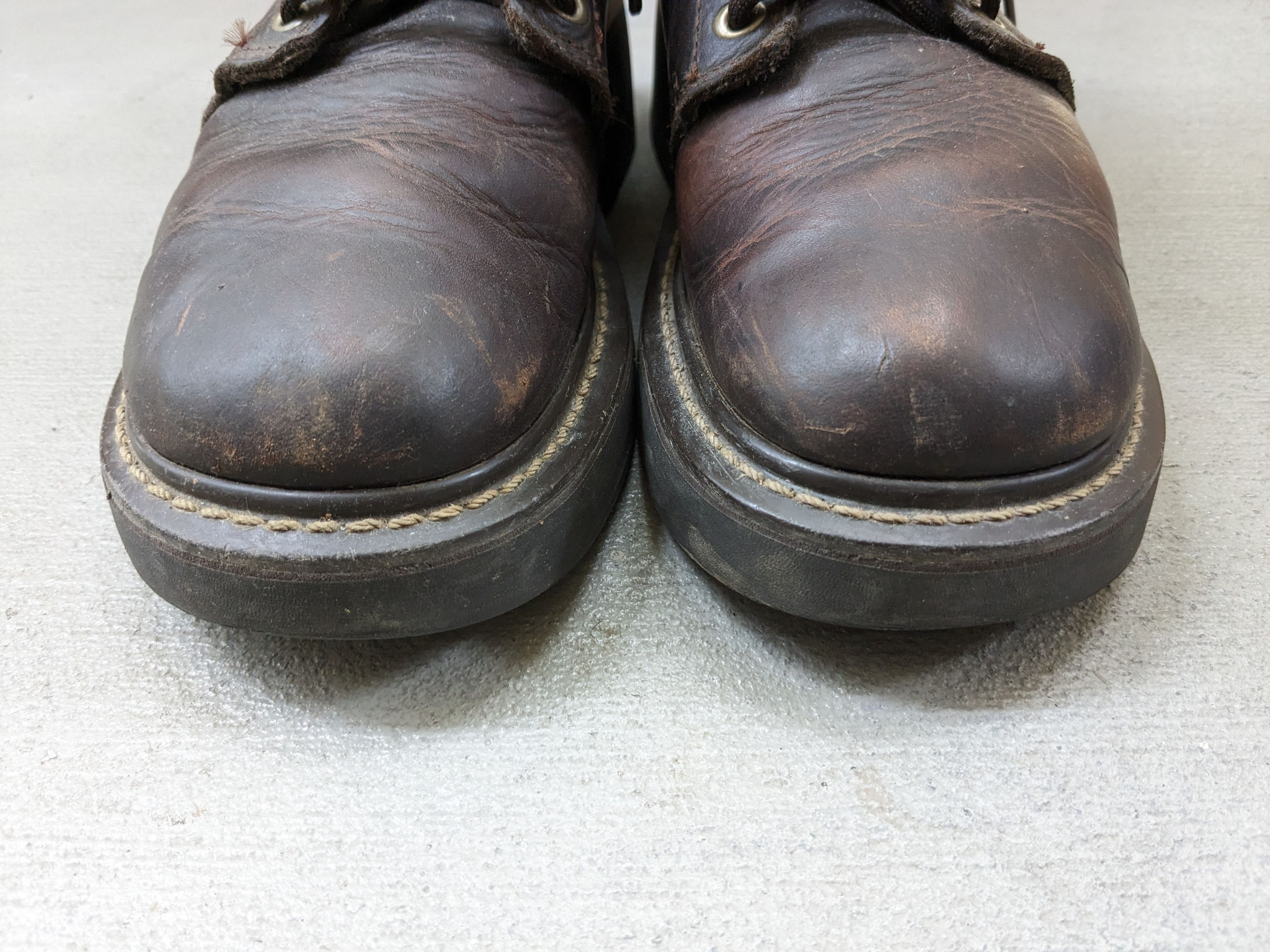 Genuine Leather American Eagle Boots Brown 7.5 Leather Chunky Rubber Y2K Size US 7.5 / EU 40-41 - 4 Thumbnail