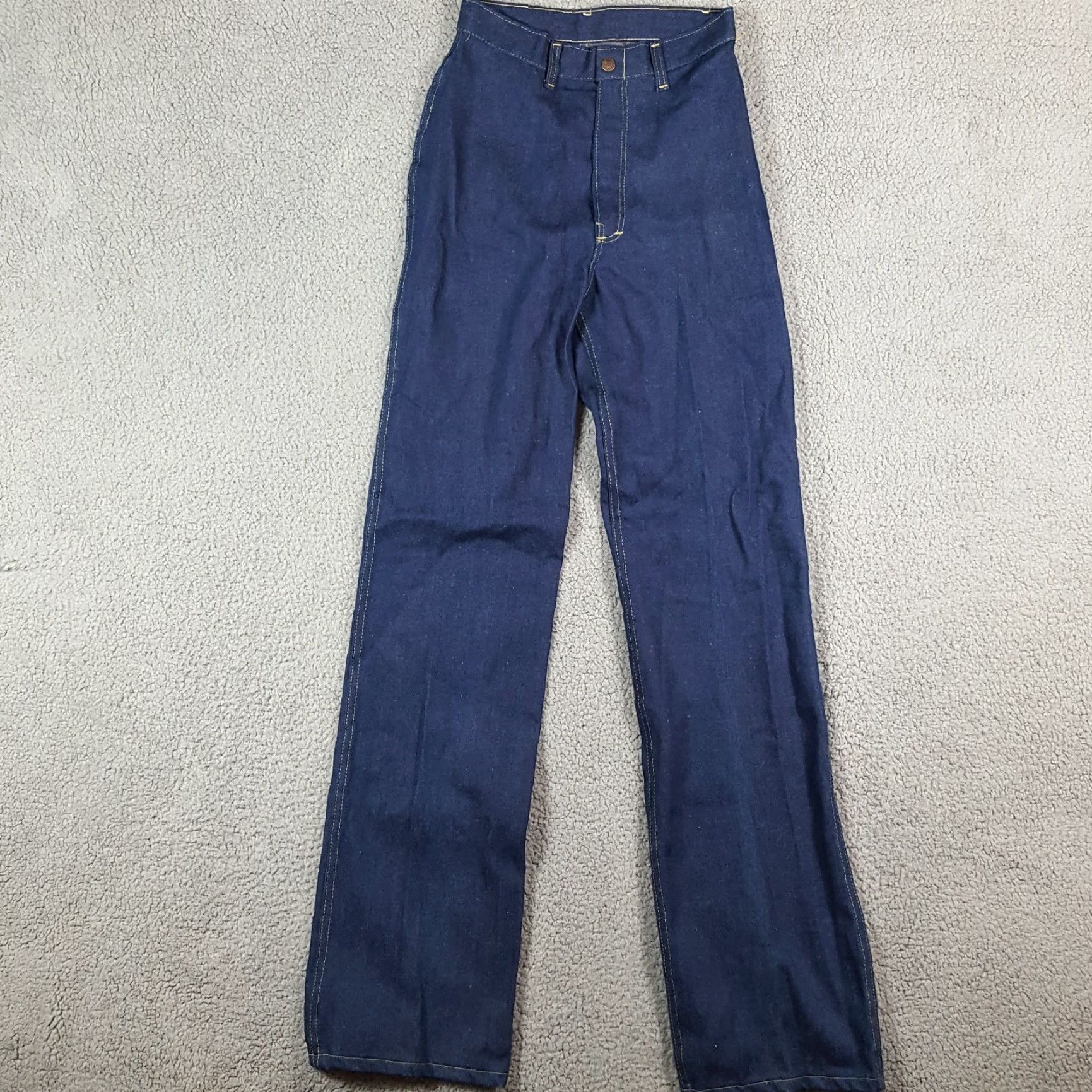 Vintage VINTAGE Robin Western Jeans Women Regular 24 Denim Blue 80s 90s Bohemian Cowboy Straight Pants Womens Size 42" / US 20 - 2 Thumbnail