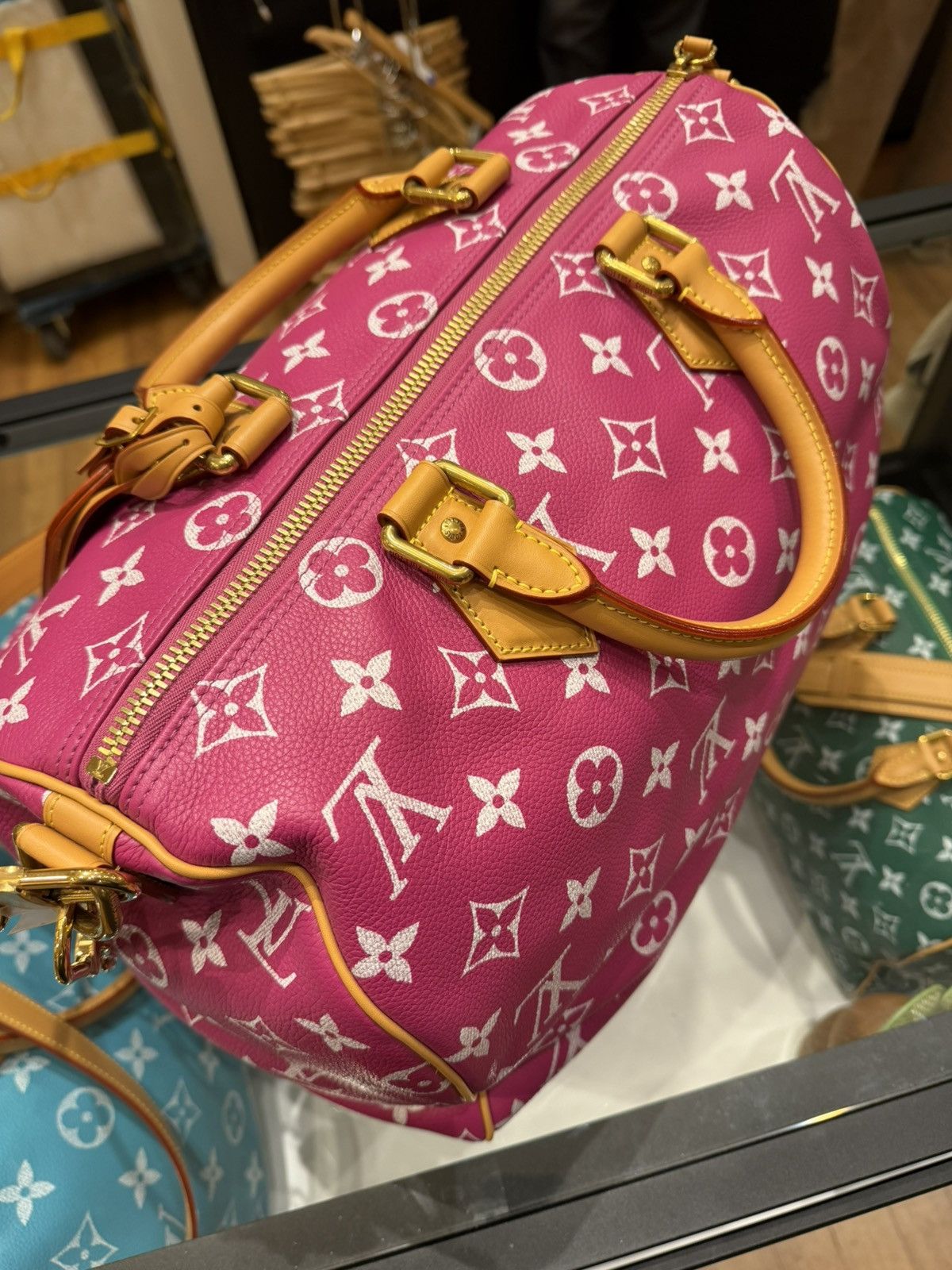 Louis Vuitton Louis Vuitton P9 Speedy 40 Bandouliere Pink Agate Size ONE SIZE - 9 Thumbnail