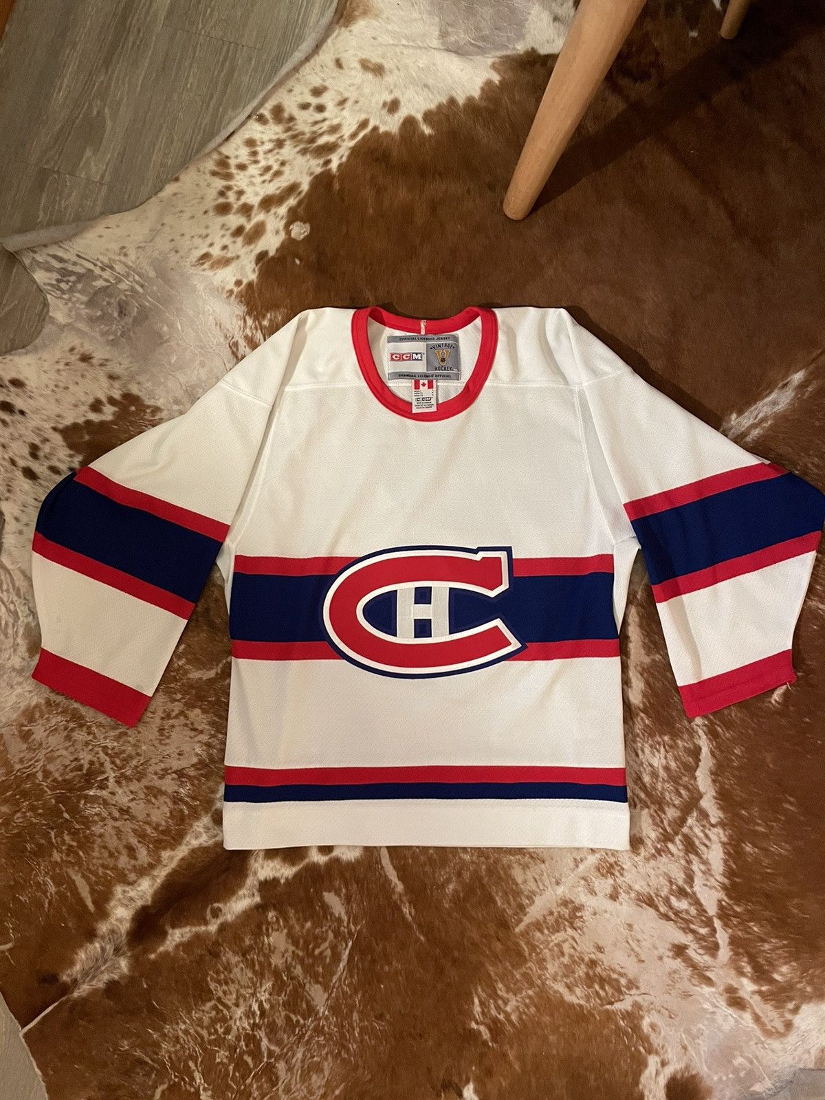 Montreal Canadiens CCM Authentic Throwback Hockey Jersey Tops