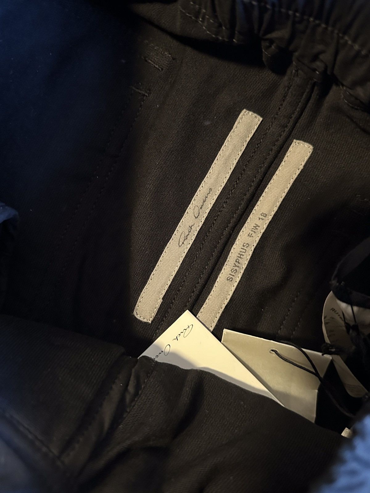 Rick Owens NWT Men’s Black Rick Owens Cargo Jogger size 46 IT Size US 28 / EU 44 - 9 Thumbnail