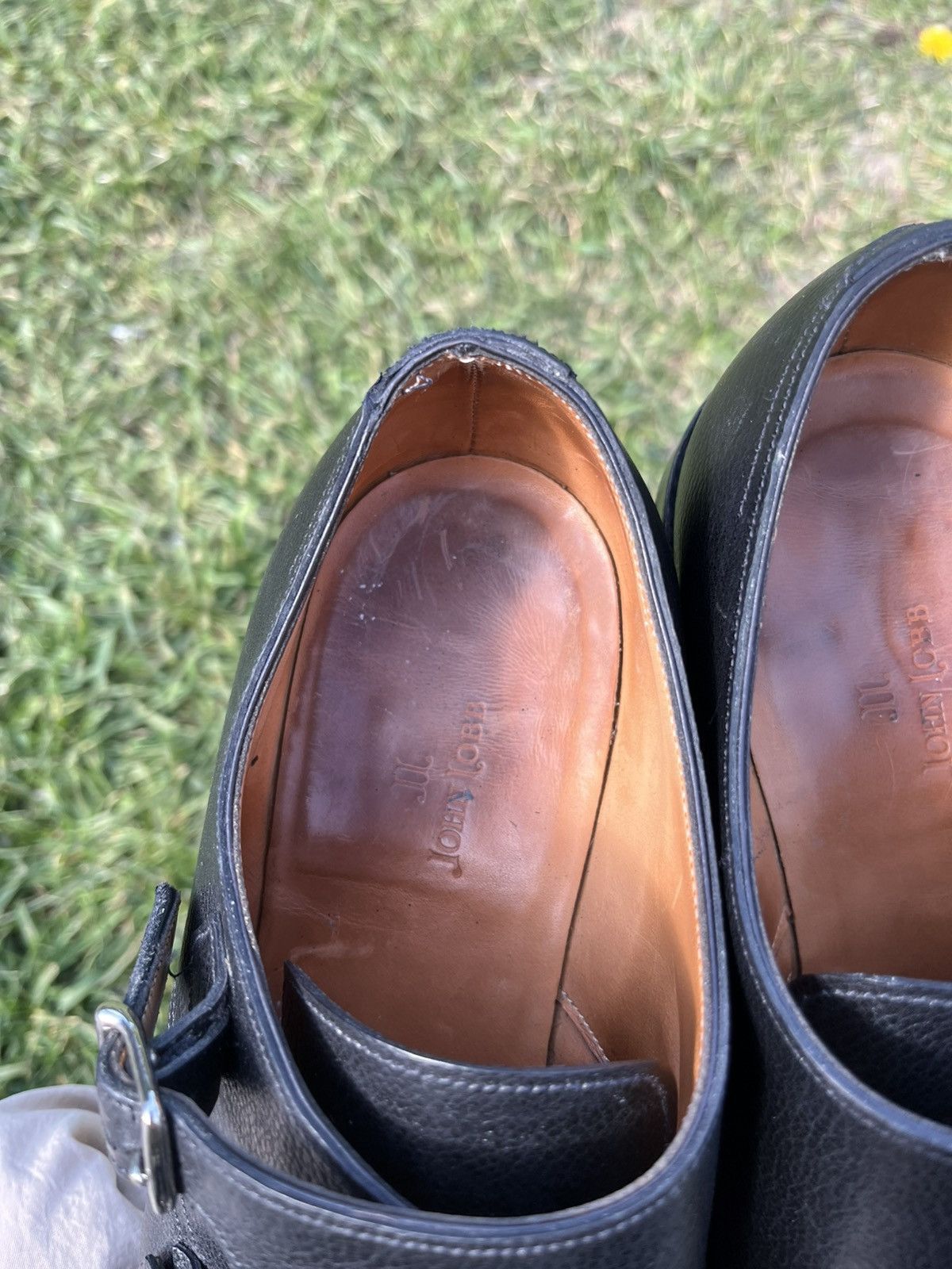 John Lobb John Lobb William Double Monk Strap Leather Shoes Size US 9.5 / EU 42-43 - 6 Thumbnail