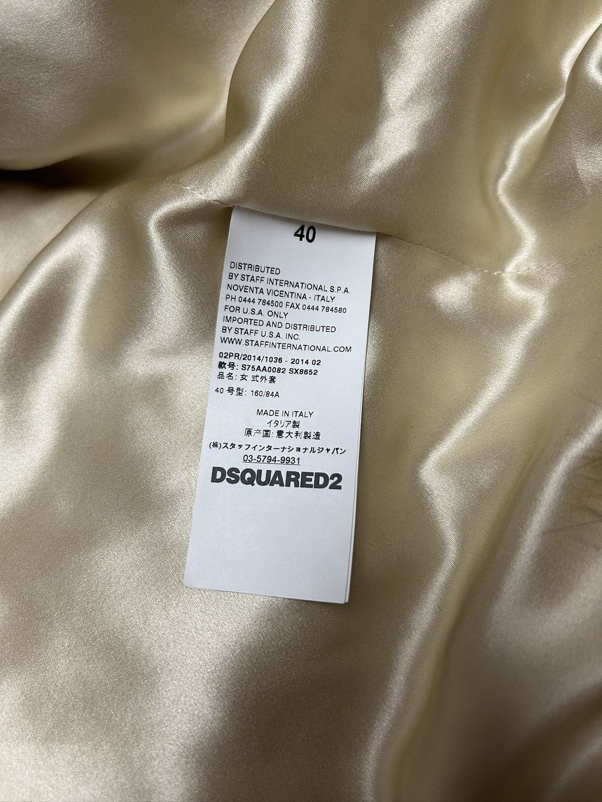 Dsquared2 F/W 14 Embellished Arctic Fox Fur Jacket Size S / US 4 / IT 40 - 10 Thumbnail