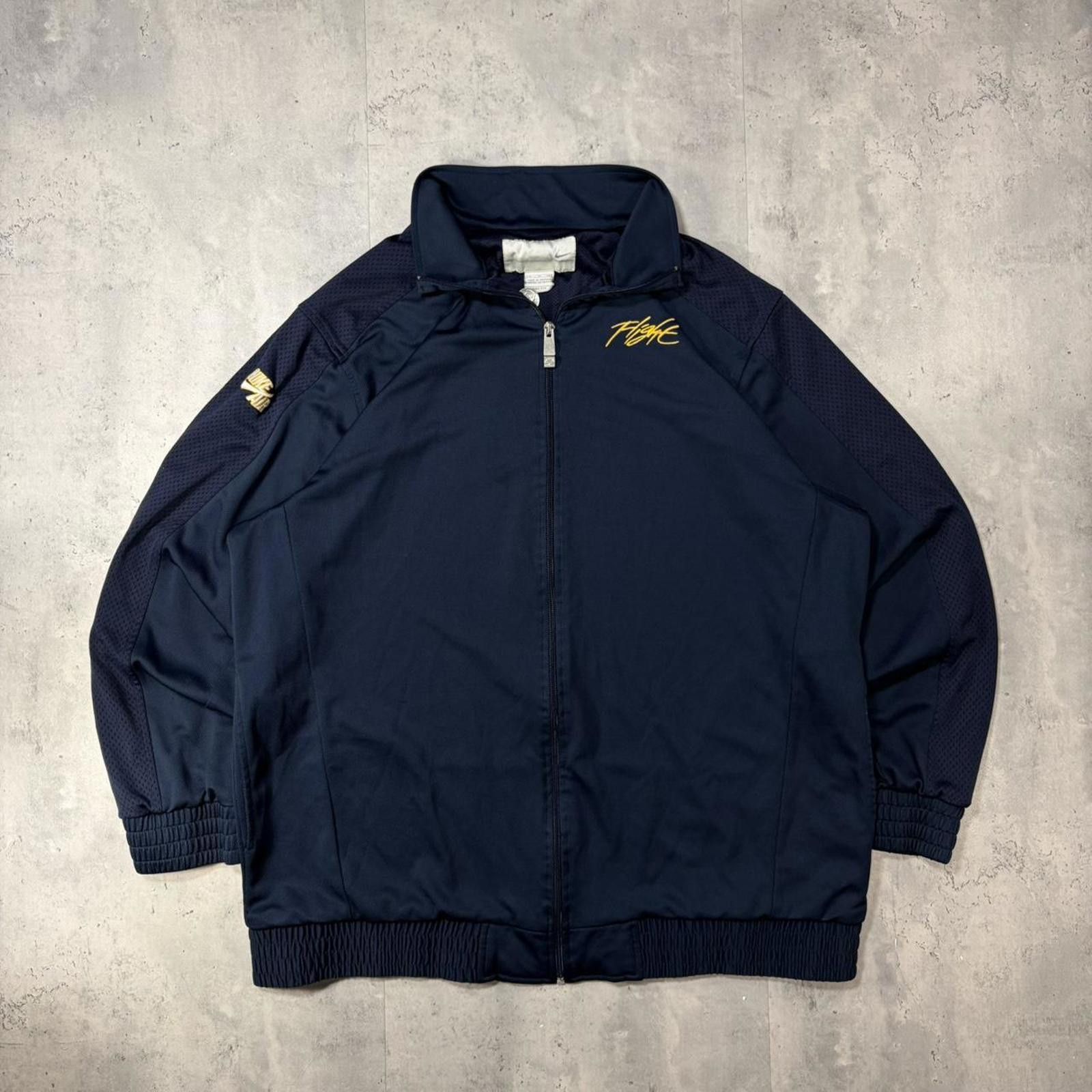 Nike Y2K Navy Nike Flight Dri Fit Zip Up Track Jacket Size US XL / EU 56 / 4 - 1 Thumbnail