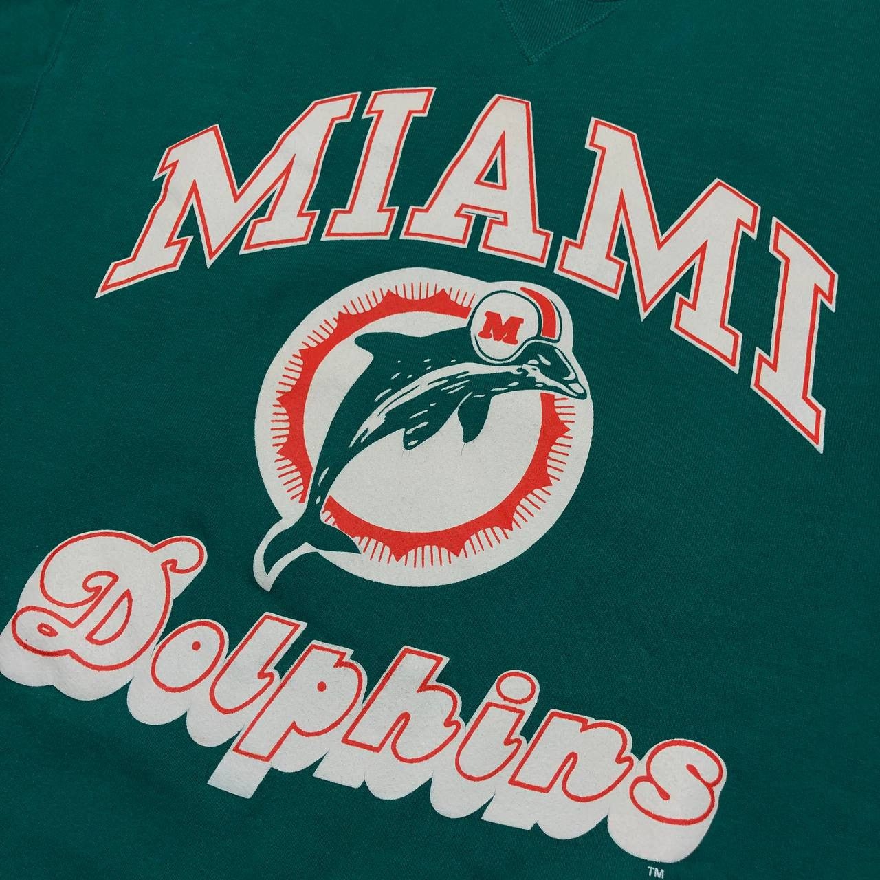 NFL × Vintage Miami Dolphins NFL russel athletic Made in USA sweatshirt Size US L / EU 52-54 / 3 - 5 Thumbnail