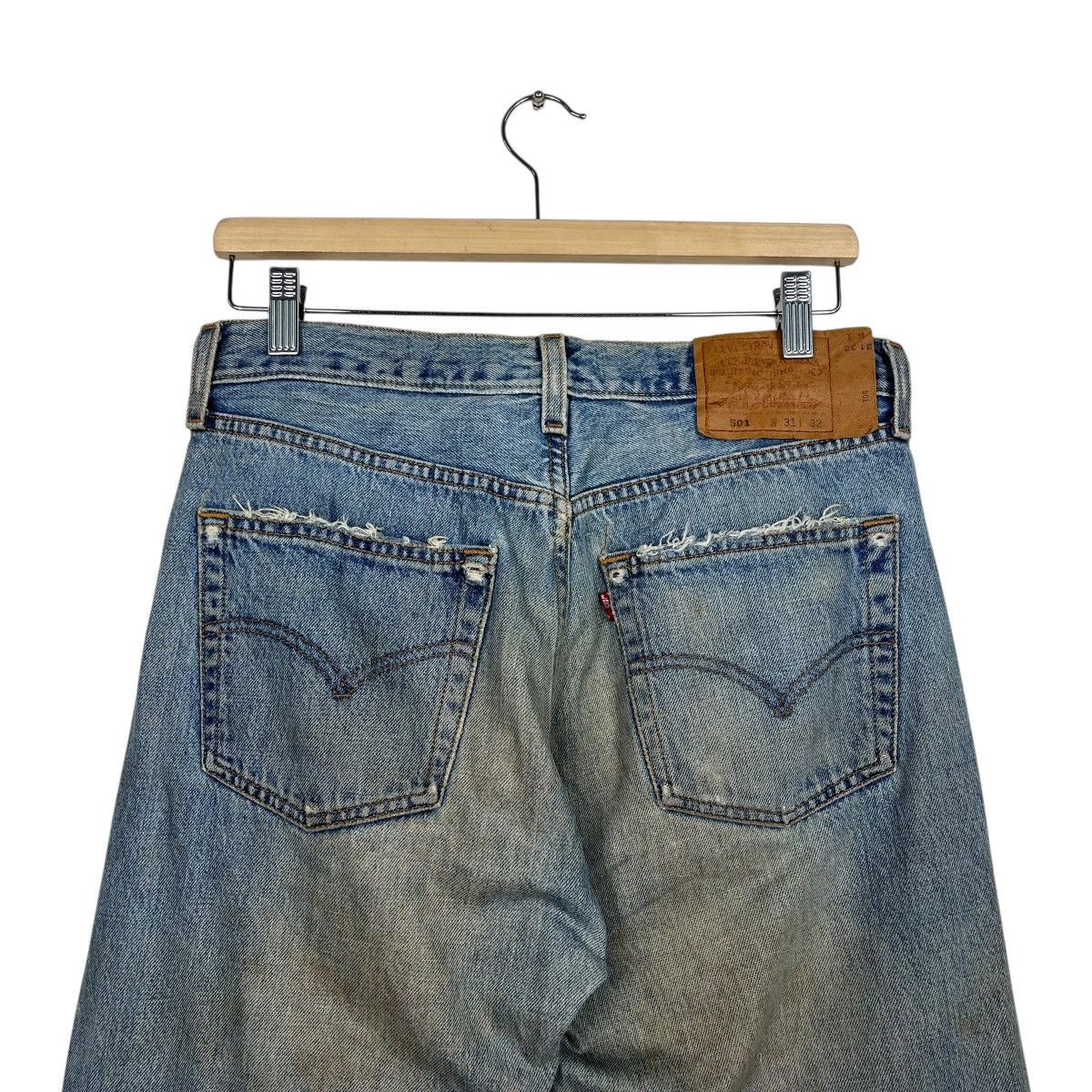 Levi's Vintage 90s Levis Lot 501 Distressed Denim Jeans Size US 30 / EU 46 - 8 Thumbnail