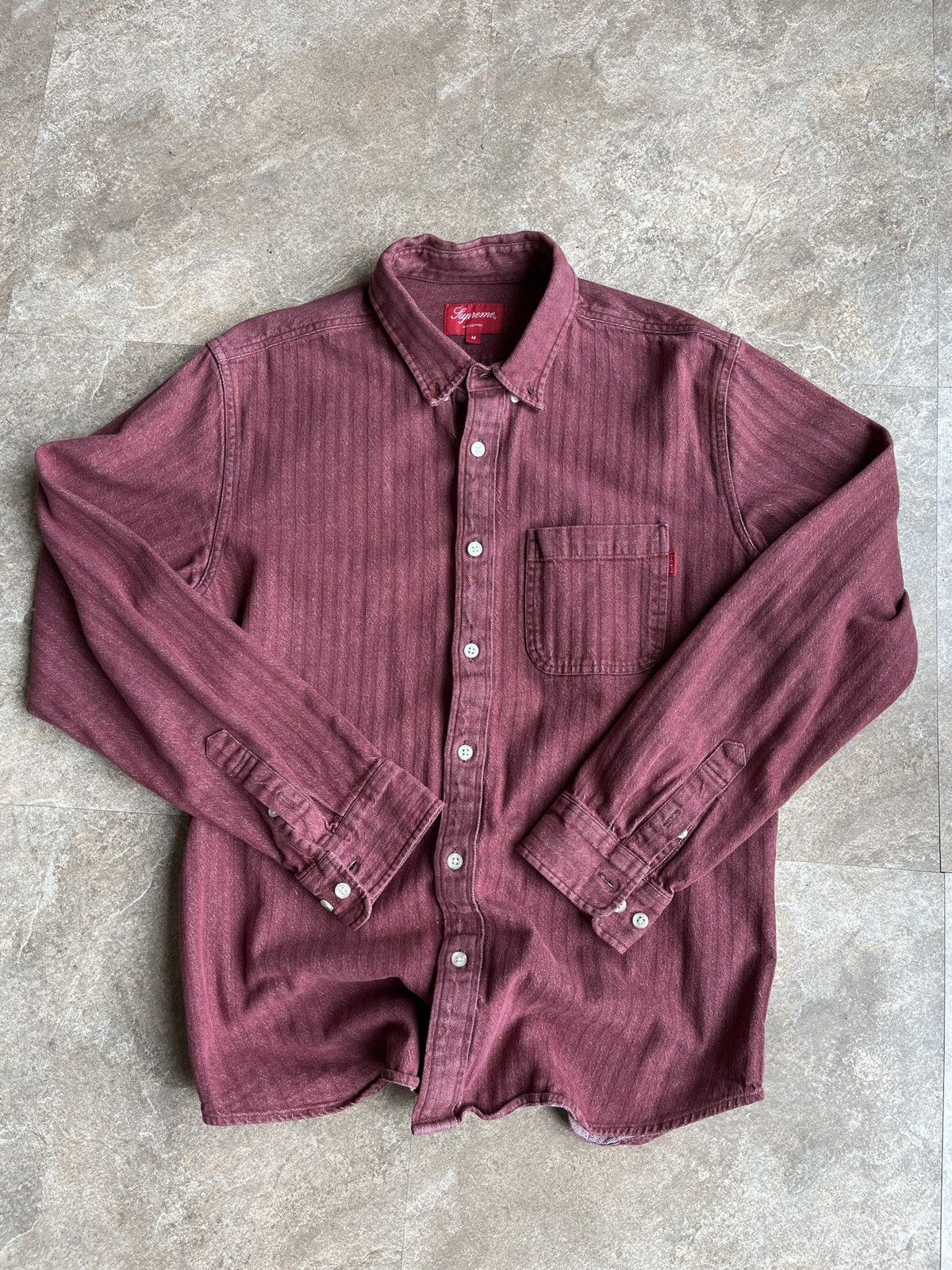 Supreme Supreme FW16 Denim Long Sleeve Button Up Size US M / EU 48-50 / 2 - 1 Thumbnail