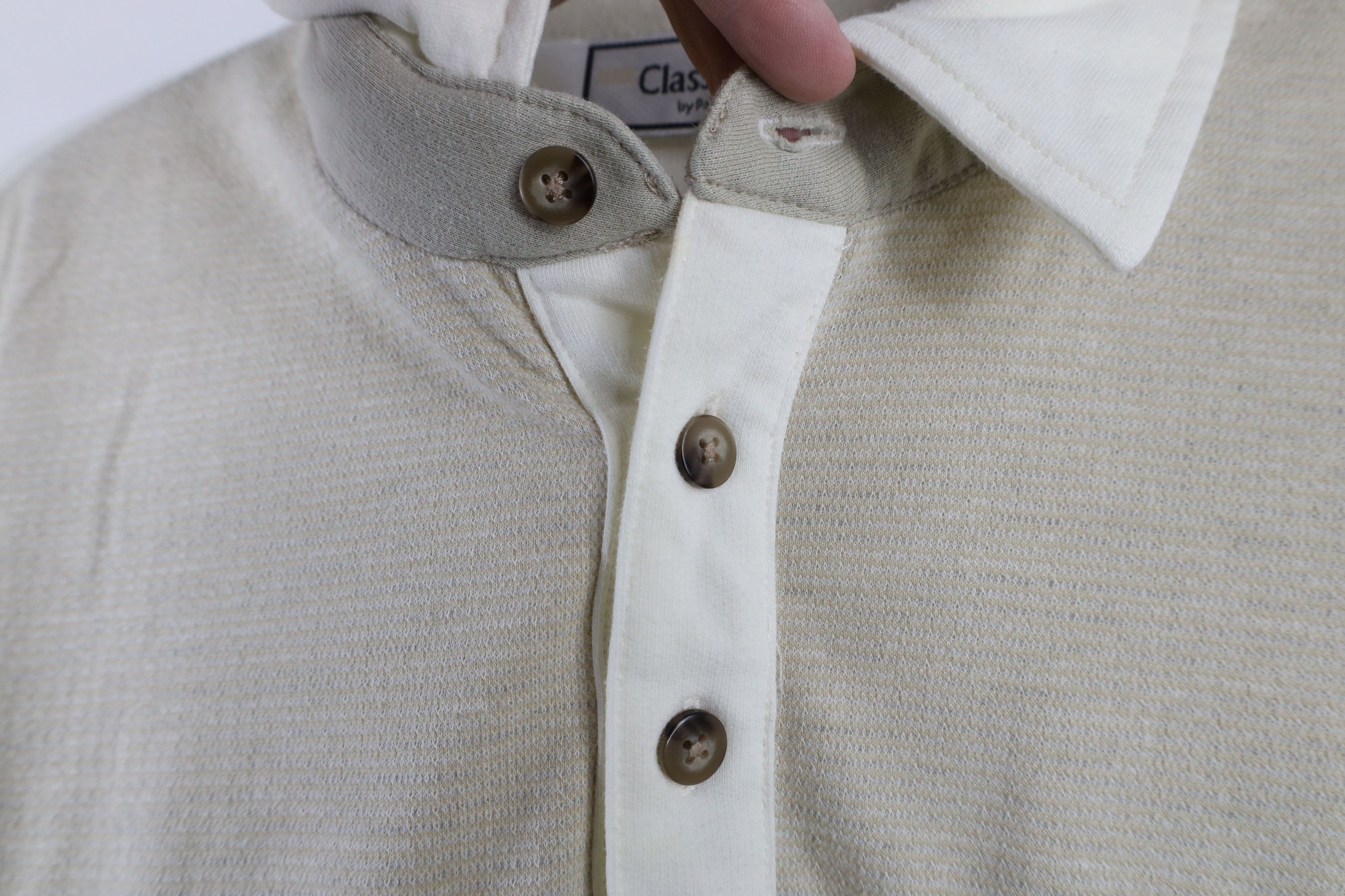 Vintage Vintage 90s Streetwear Block Collared Pullover Polo Shirt Size US L / EU 52-54 / 3 - 9 Thumbnail