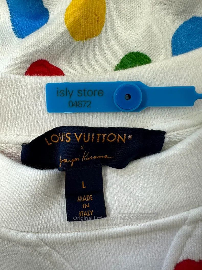 Louis Vuitton Louis Vuitton Polka dot crewneck pullover sweatshirt Size US L / EU 52-54 / 3 - 4 Thumbnail