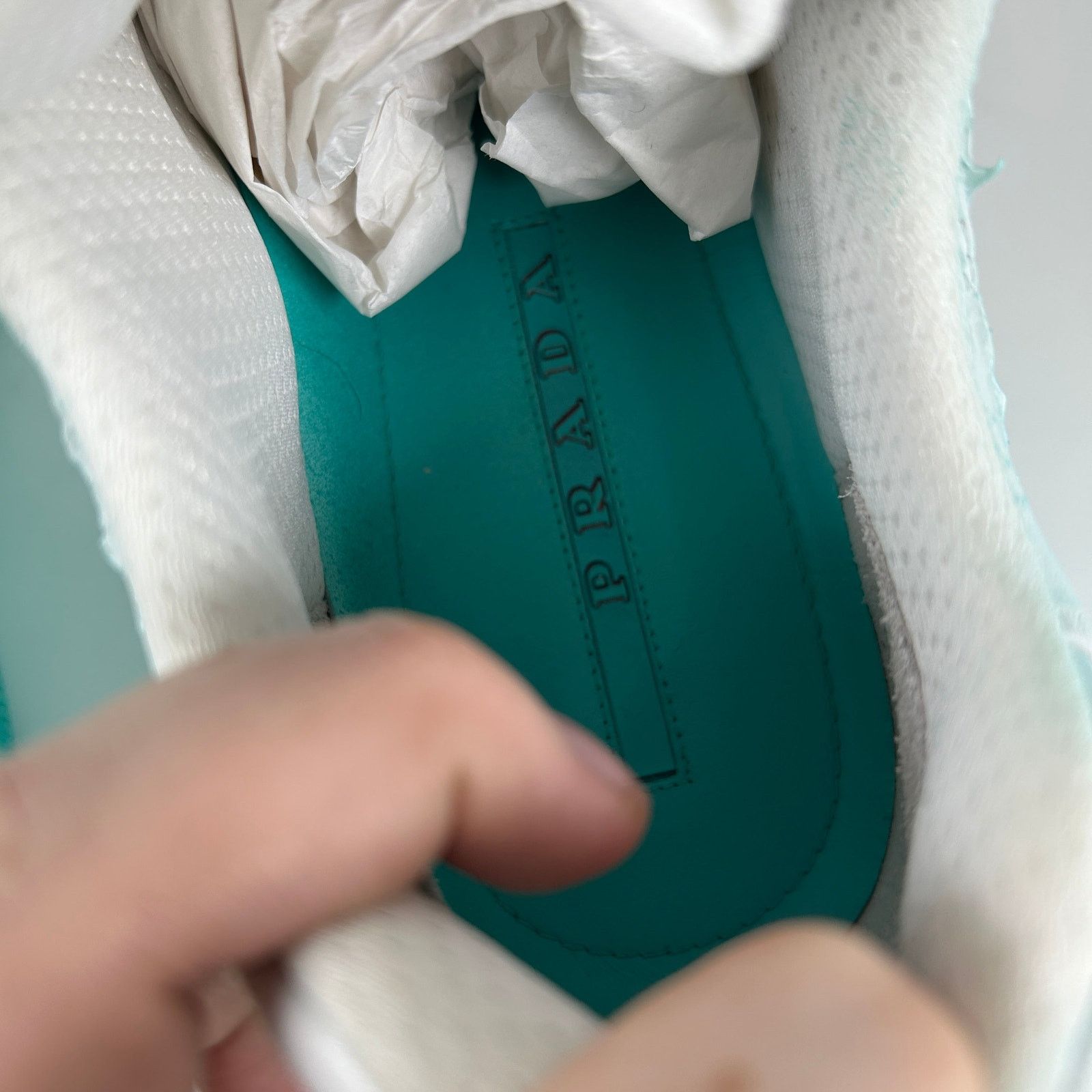 Prada Prada x Cassius Hirst Ice Blue 'Attack' Cups Size 9 Size US 10.5 / EU 43-44 - 8 Thumbnail
