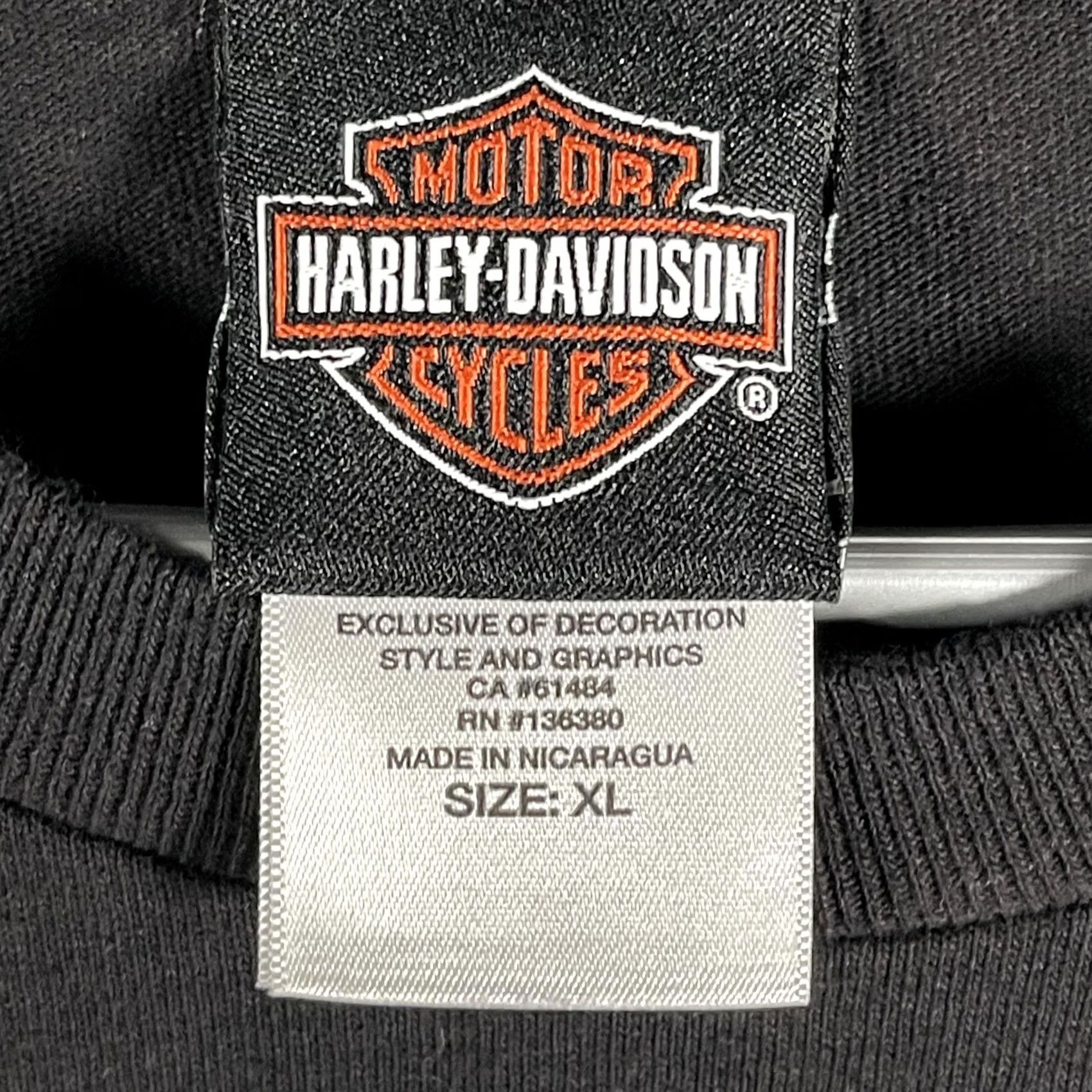 Harley Davidson VINTAGE Harley-Davidson Shirt Mens XL Black Bourbon Street New Orleans Motorcycle Tee Size US XL / EU 56 / 4 - 6 Thumbnail