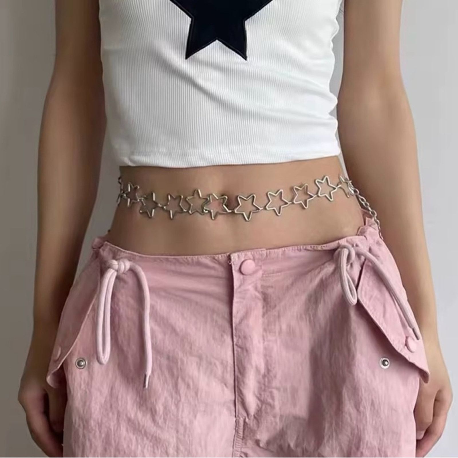 Other Waist Retro Starts Celestial Belt Stars Dress Waist Chain Size ONE SIZE - 2 Thumbnail