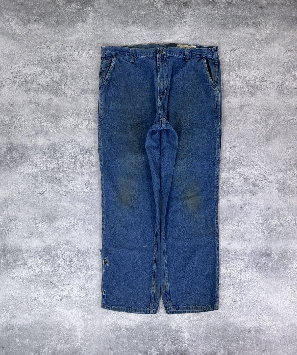 Carhartt Carhartt Men’s Denim Jeans Dungaree Fit USA Workwear Size US 38 / EU 54 - 2 Thumbnail