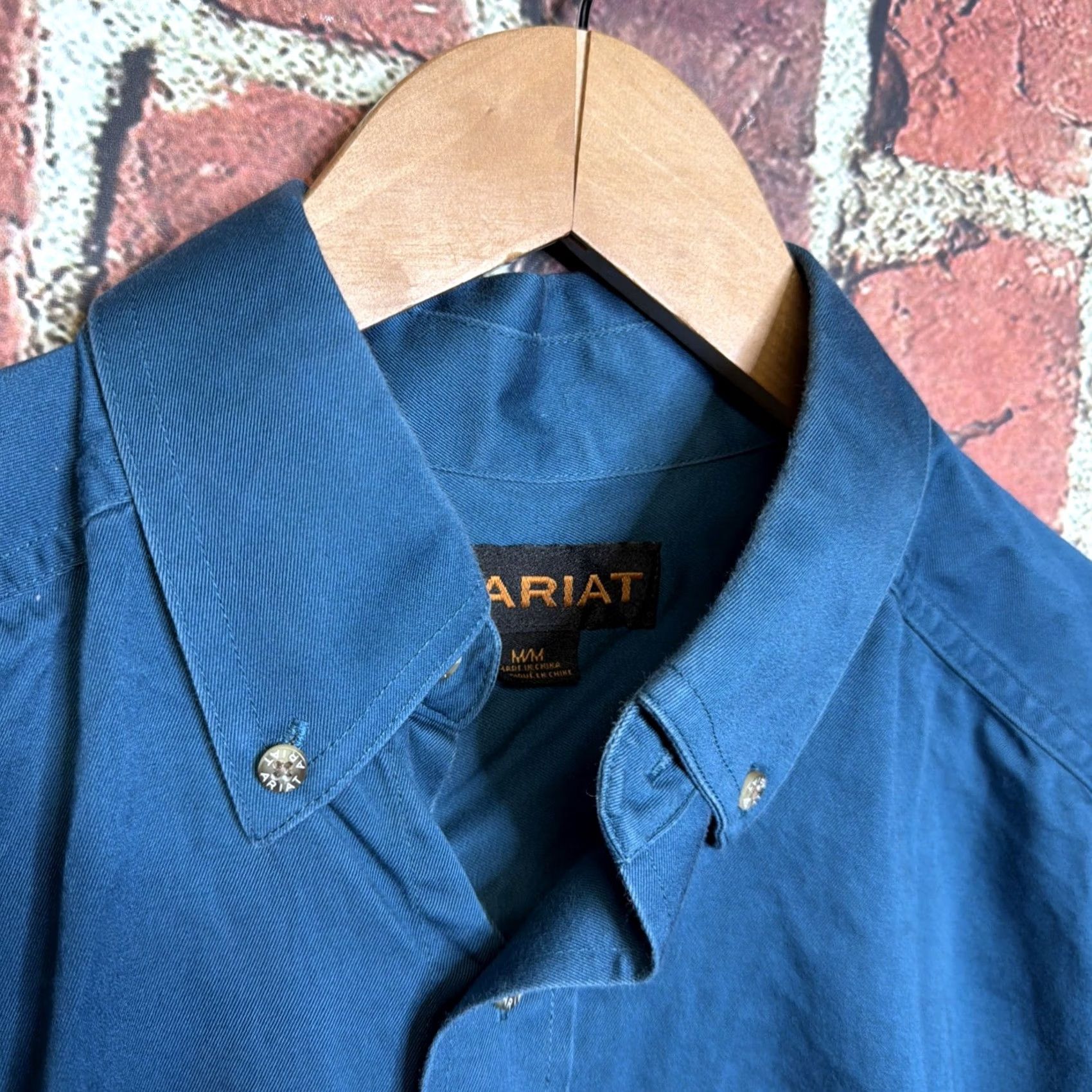 Ariat Ariat Button-Up Shirt Green Long Sleeve Mens Medium Casual Workwear Plaid Button-Down Collar Cotton Size US M / EU 48-50 / 2 - 2 Thumbnail