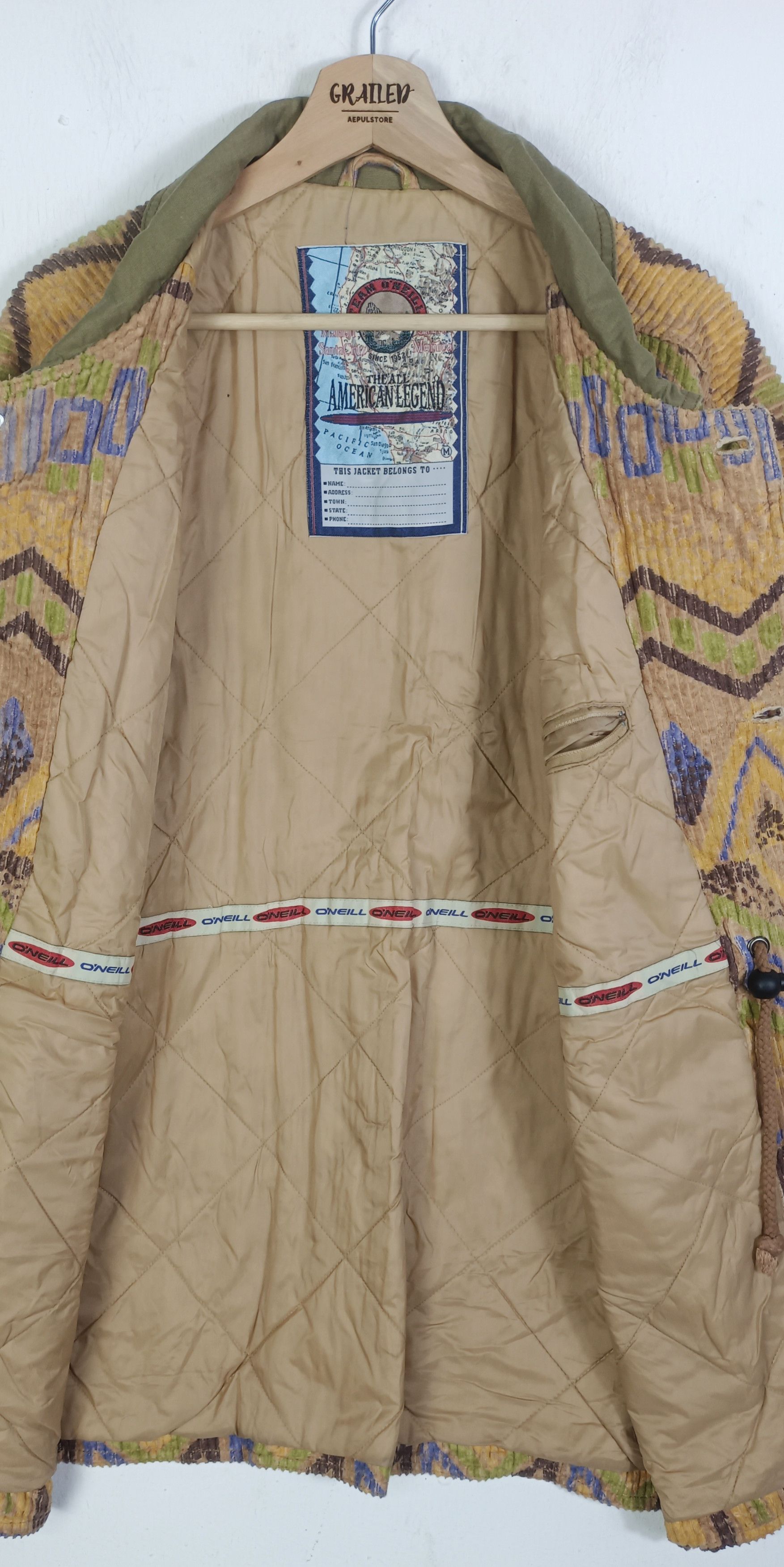 O'Neill Oneil American Lagend Navajo Corduroy Jacket Aztec Size US XL / EU 56 / 4 - 11 Thumbnail