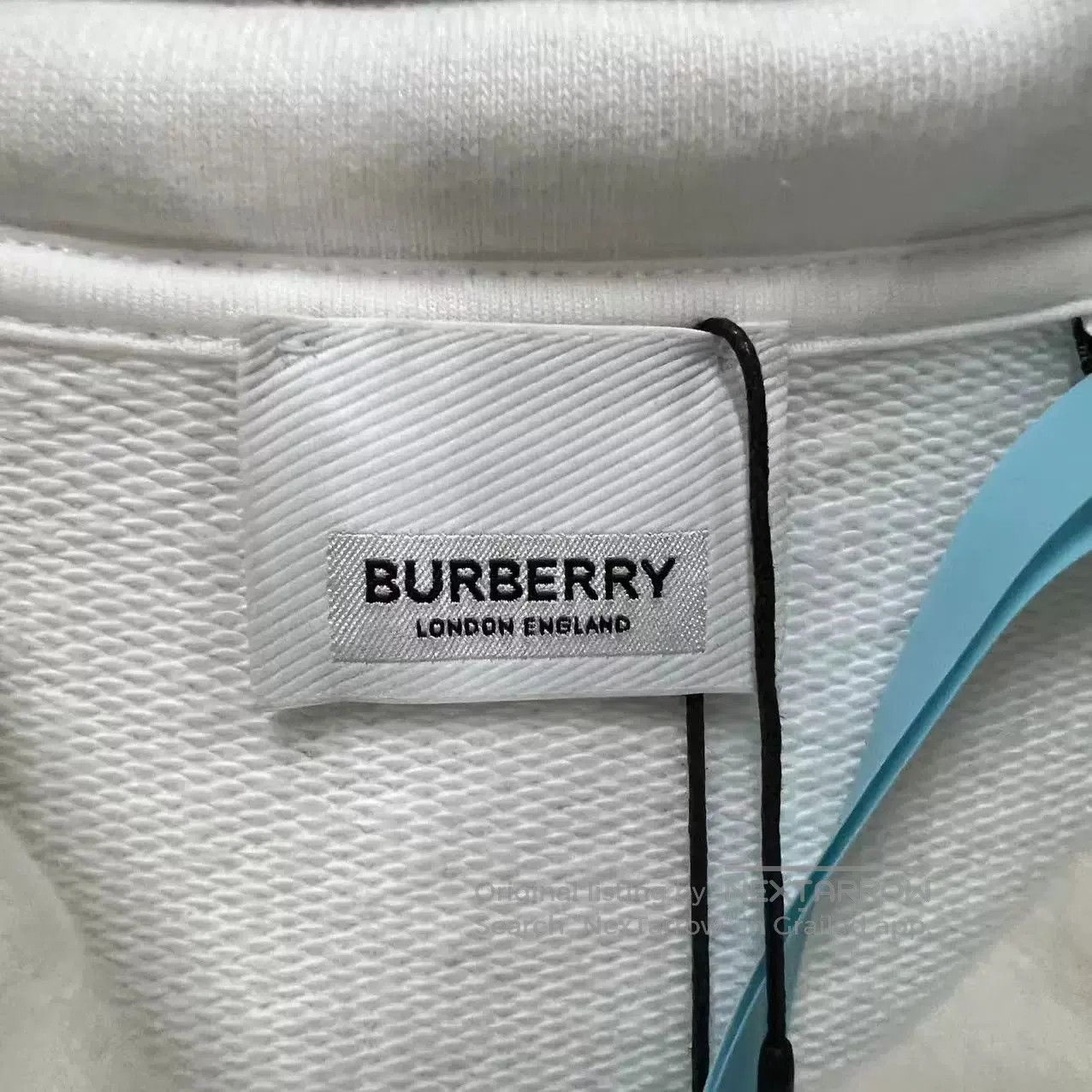 Burberry Burberry White Embroidered Logo Hoodie XS. Size XS / US 0-2 / IT 36-38 - 3 Thumbnail