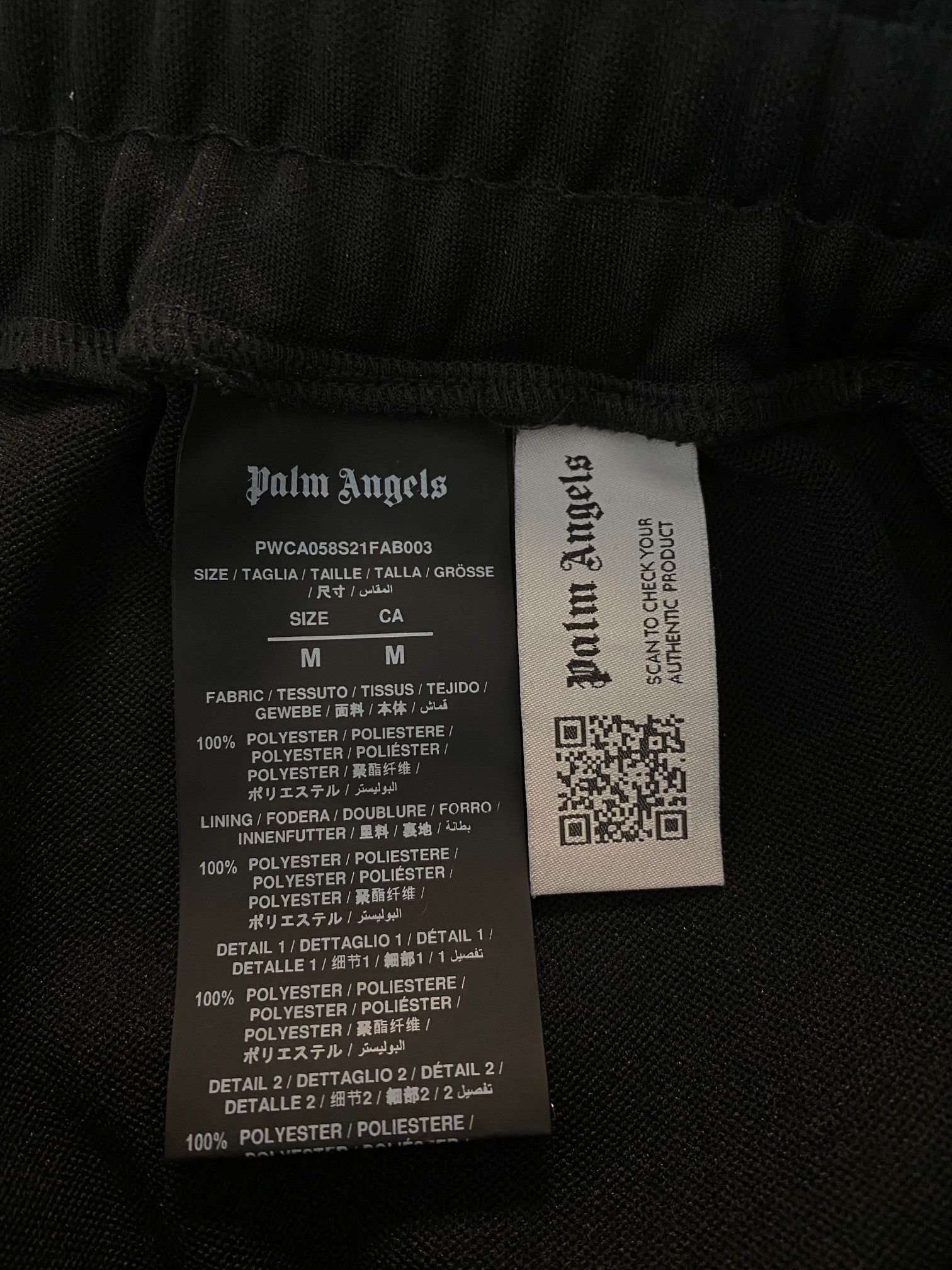 Palm Angels Palm Angels Miami Track Pants Black Size US 31 - 5 Thumbnail