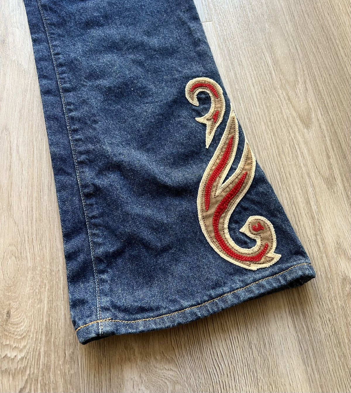 Miss Sixty × Vintage Vintage Miss Sixty Embroidered Logo Blue Jeans Y2K Size 32" / US 10 / IT 46 - 3 Thumbnail