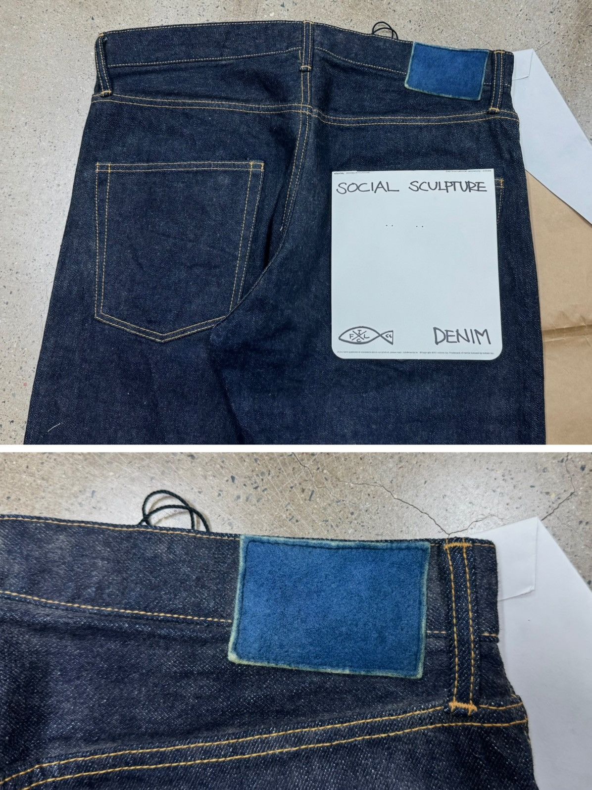 Visvim Visvim 23ss SOCIAL SCULPTURE 01.2 01 SLIM RAW MUD OD W34L30 Size US 34 / EU 50 - 5 Thumbnail