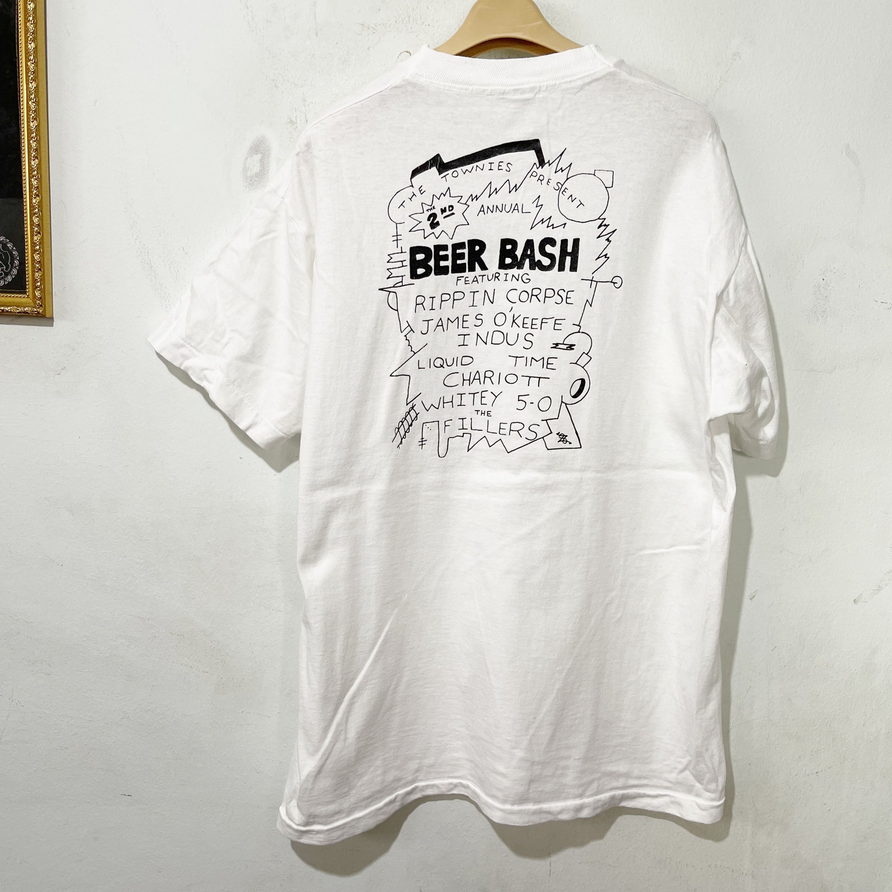 Vintage Vintage 90s It’s Not Too Late T-Shirt Size US L / EU 52-54 / 3 - 3 Thumbnail