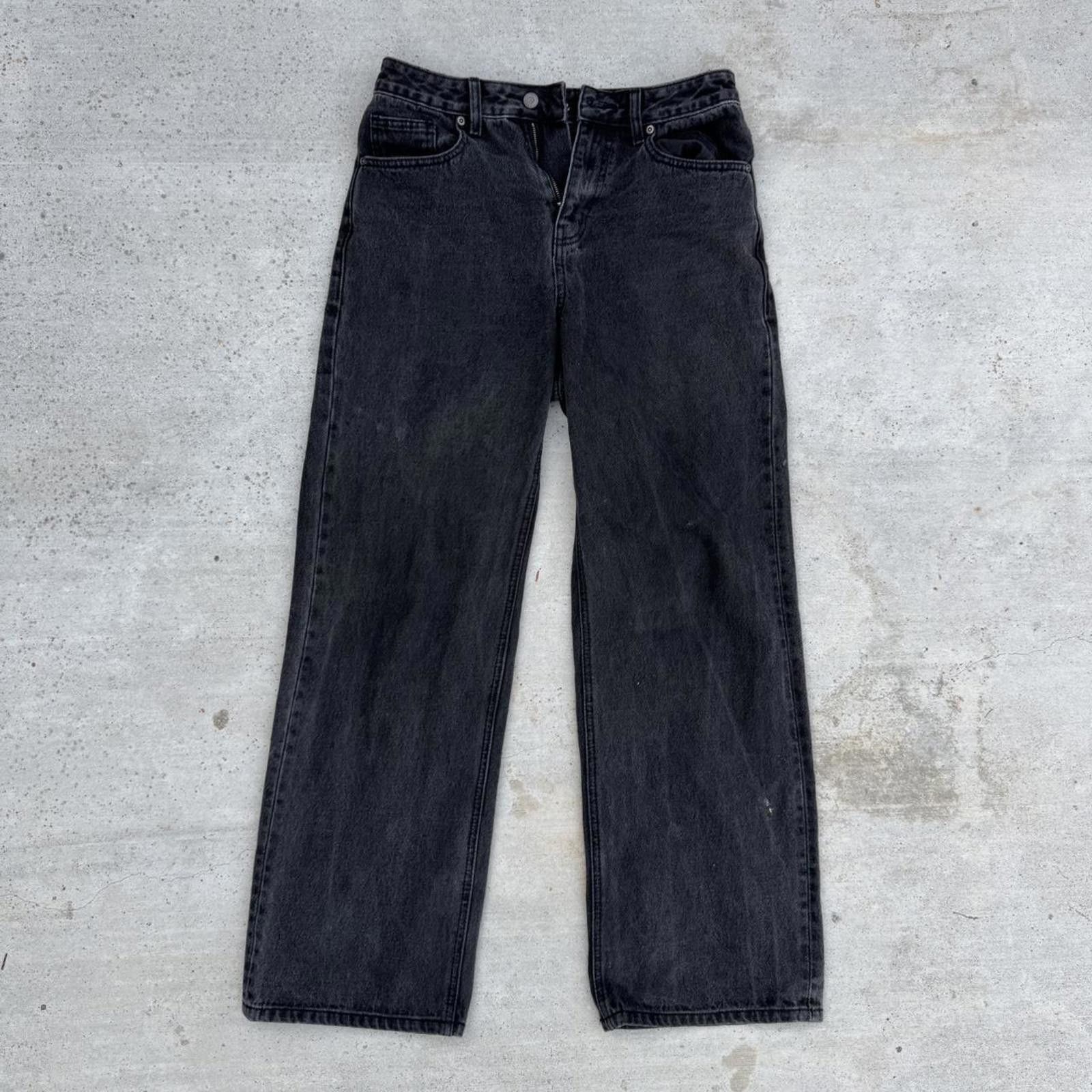 Designer Korean MUSINSA STANDARD trendy baggy black jeans Size US 30 / EU 46 - 1 Thumbnail