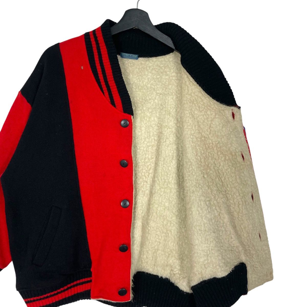Japanese Brand Vintage Chiyogami Knit Jacket Japanese Brand Button Up Size L / US 10 / IT 46 - 11 Thumbnail