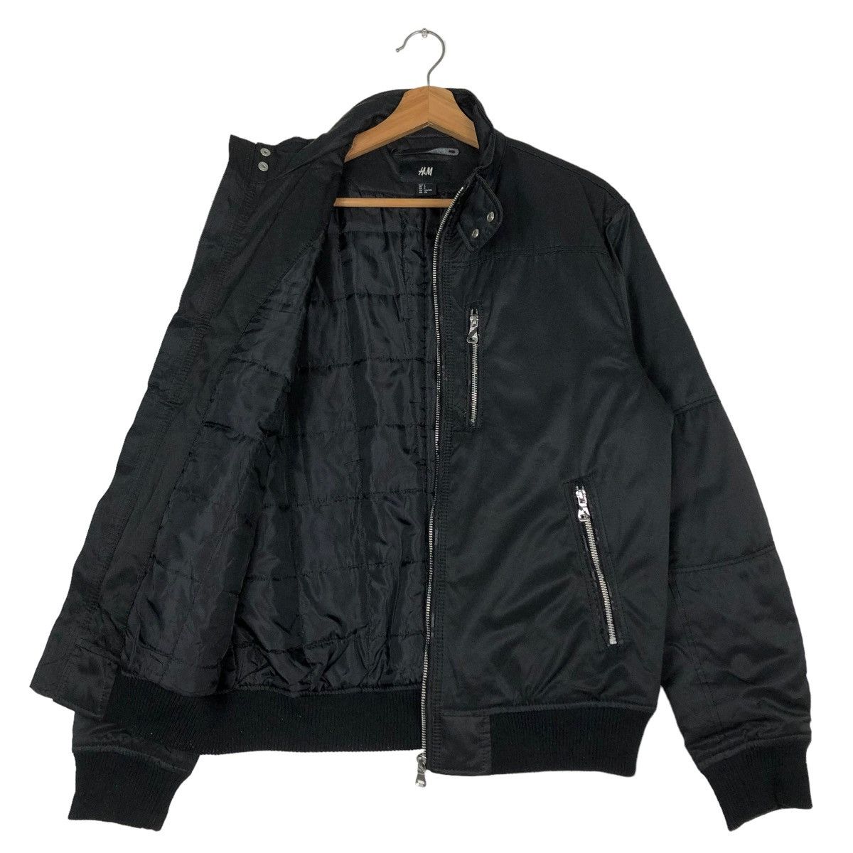 Japanese Brand 🔥VINTAGE RIOT RIOT BOMBER JACKET H&M INSPIRE ISSEY MIYAKE Size US S / EU 44-46 / 1 - 12 Thumbnail