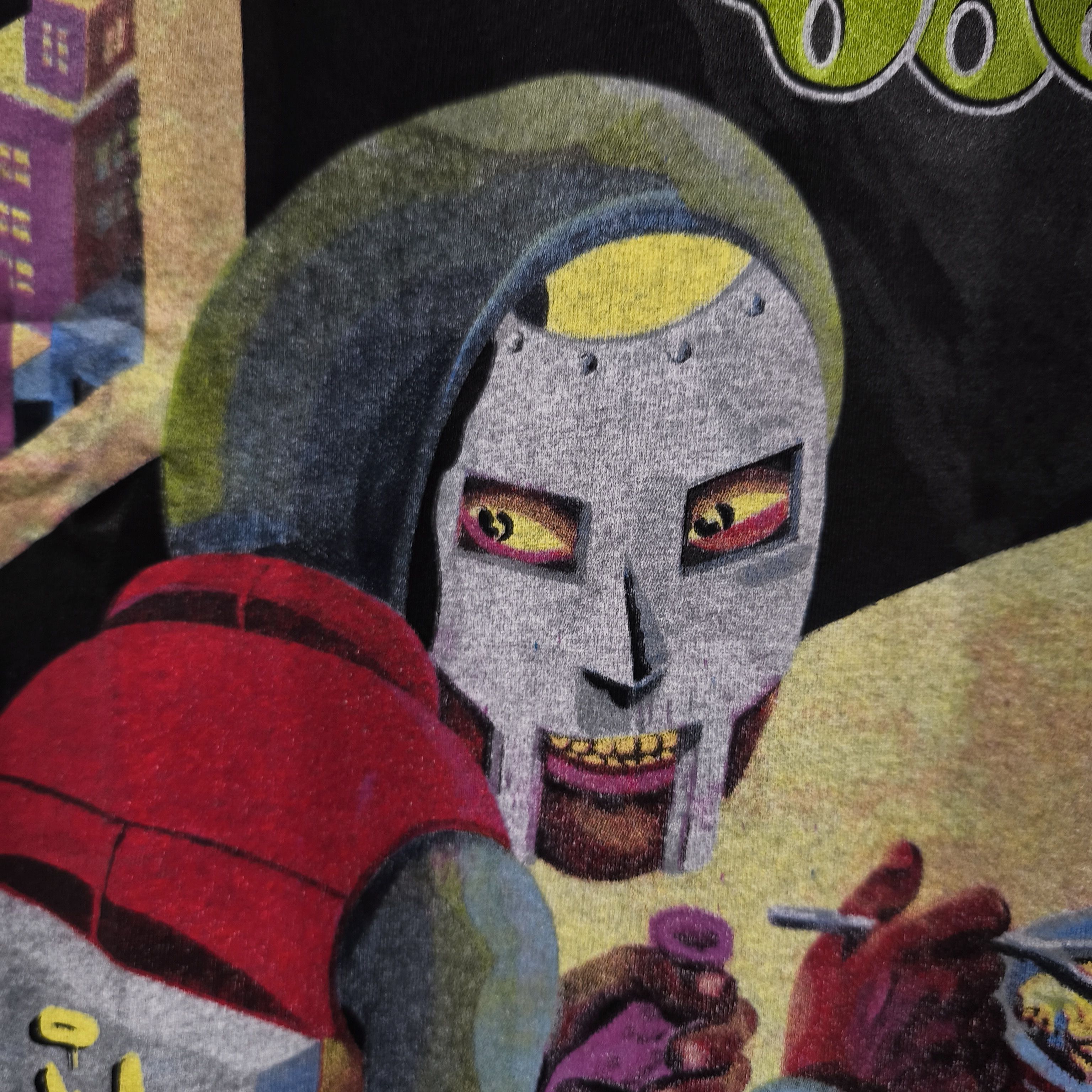 Rap Tees MF Doom Mm.. Food Art Graphic T-Shirt Size US XXL / EU 58 / 5 - 7 Thumbnail