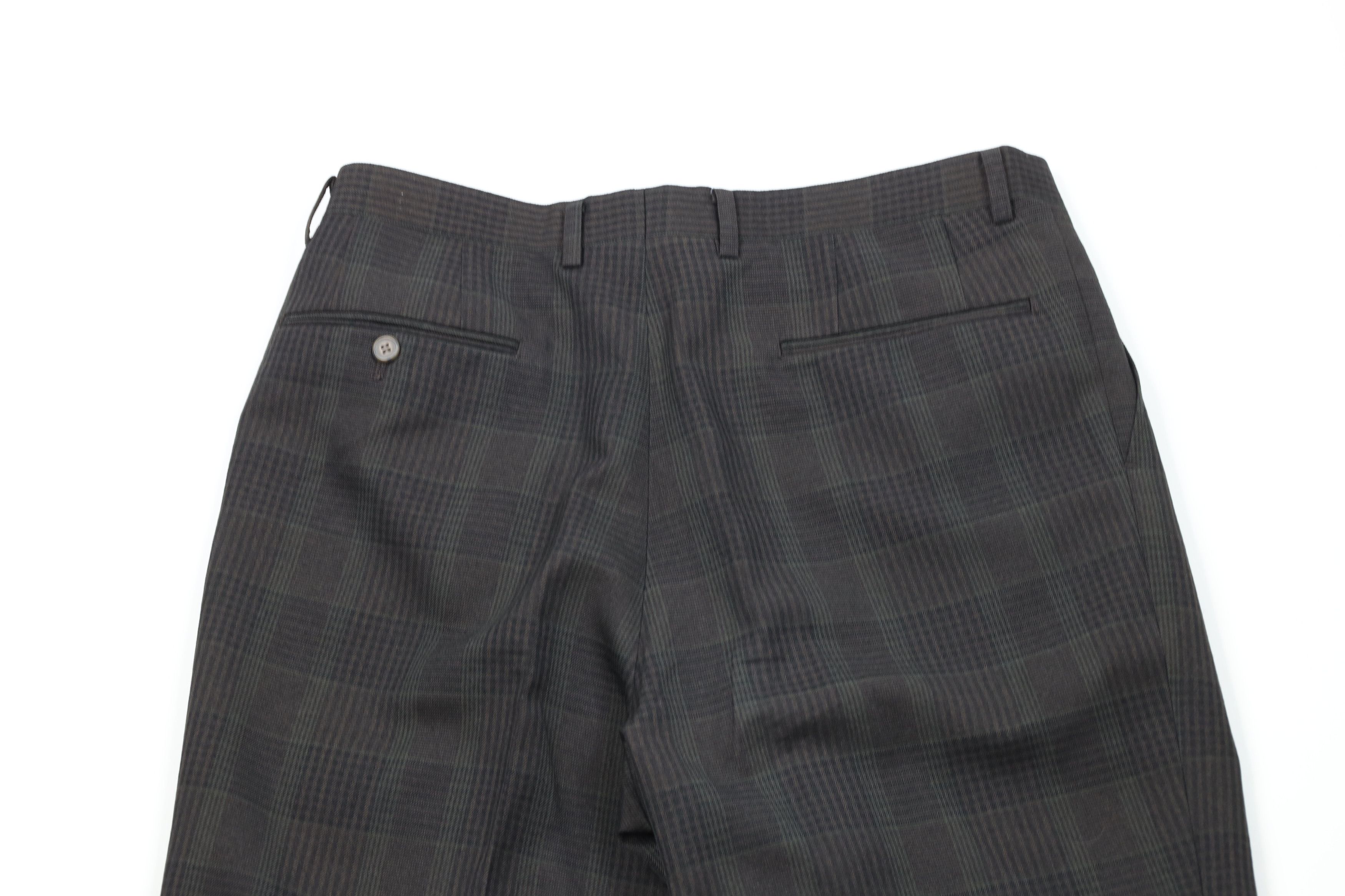 Vintage Vintage 90s Streetwear Wool Wide Leg Chino Pants Plaid Size US 34 / EU 50 - 9 Thumbnail