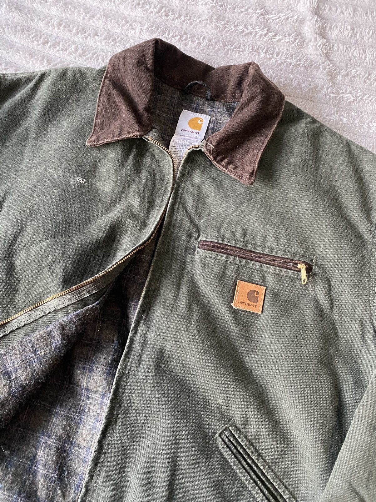 Carhartt Carhartt detroit jacket J97 Mos vintage Size US XL / EU 56 / 4 - 2 Thumbnail