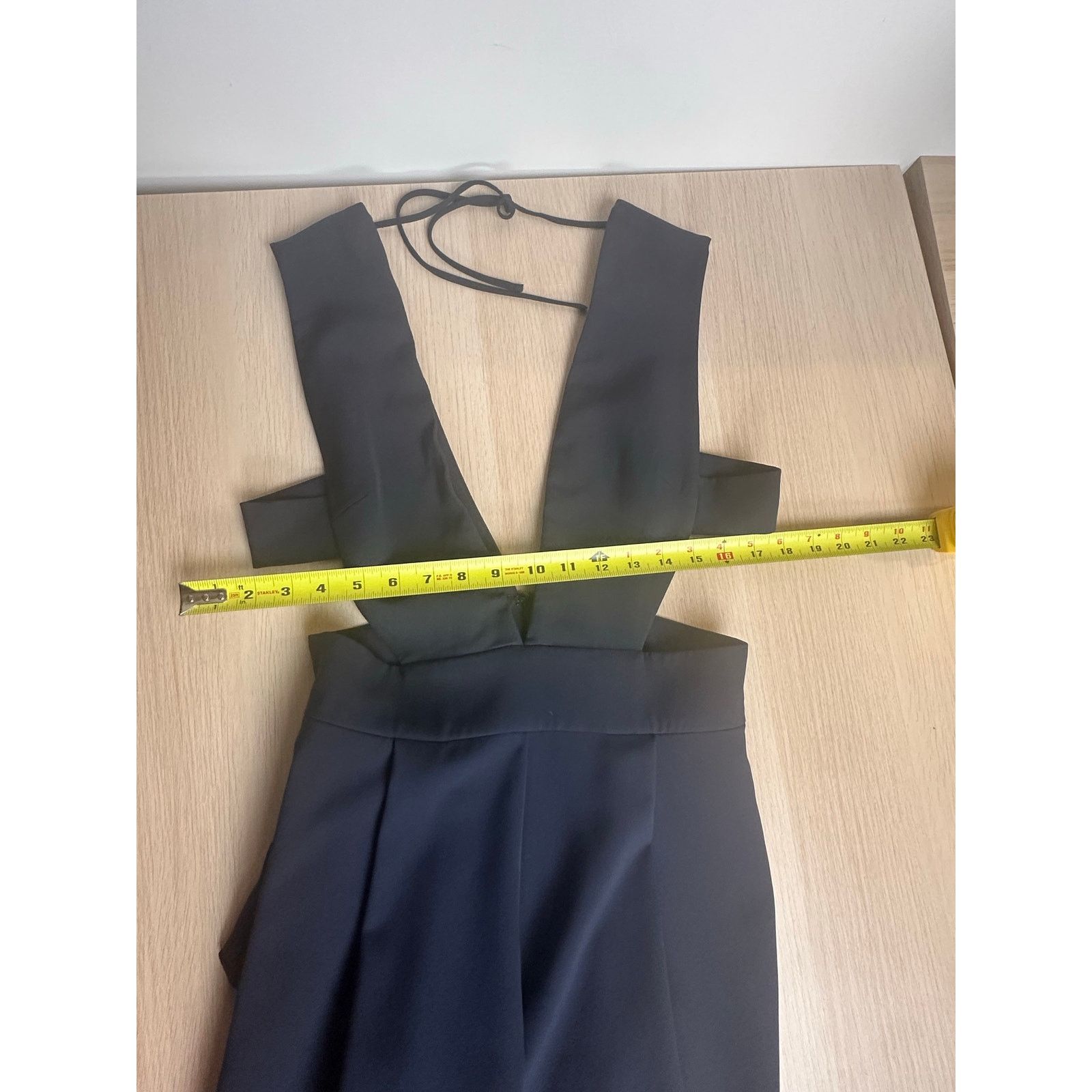 House of CB Mint Lasalle Wide Leg Jumpsuit in Navy - Size S