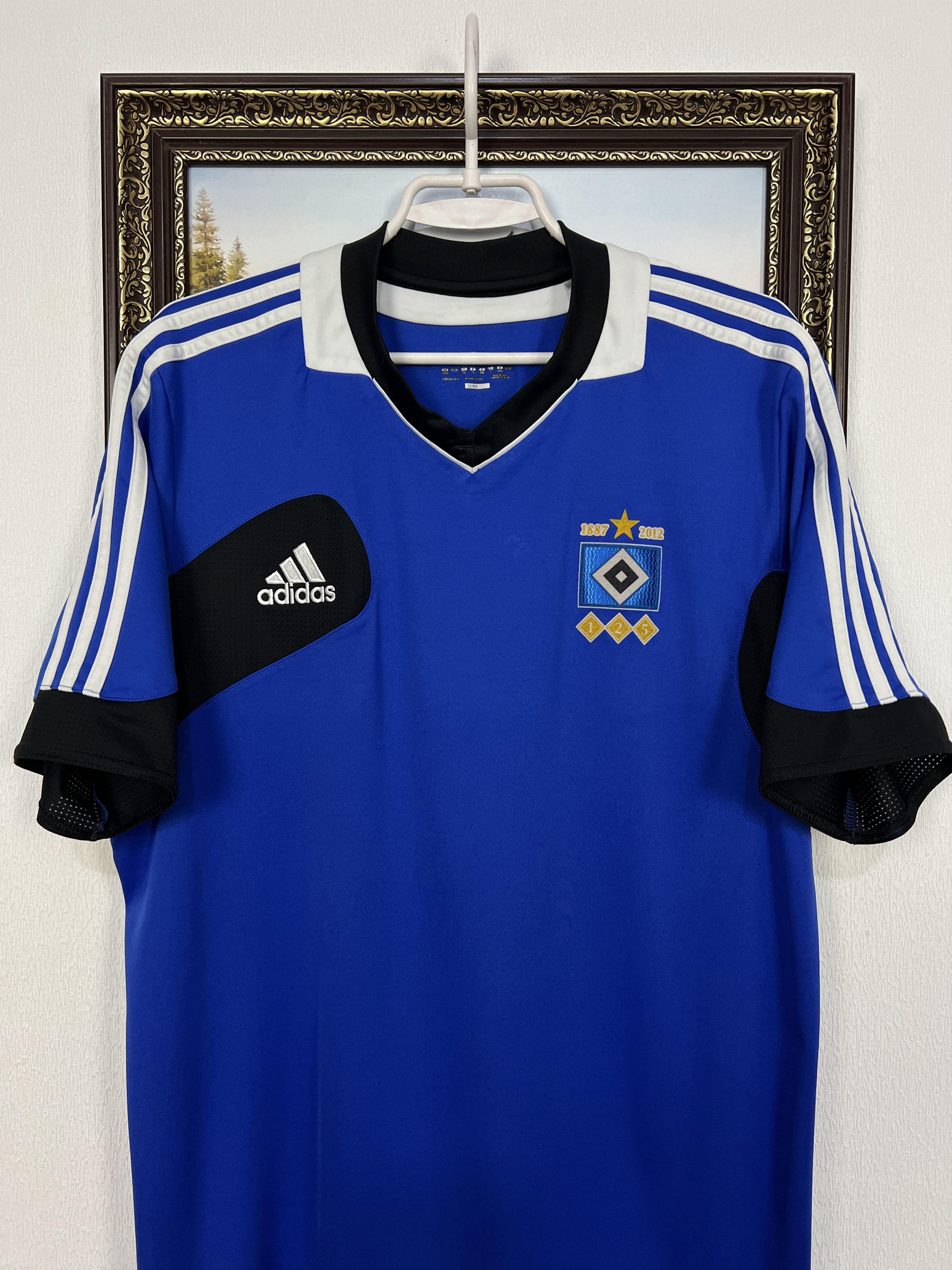 Adidas Hamburg Adidas 2012 125 Anniversary Train Football Shirt Size US L / EU 52-54 / 3 - 2 Thumbnail