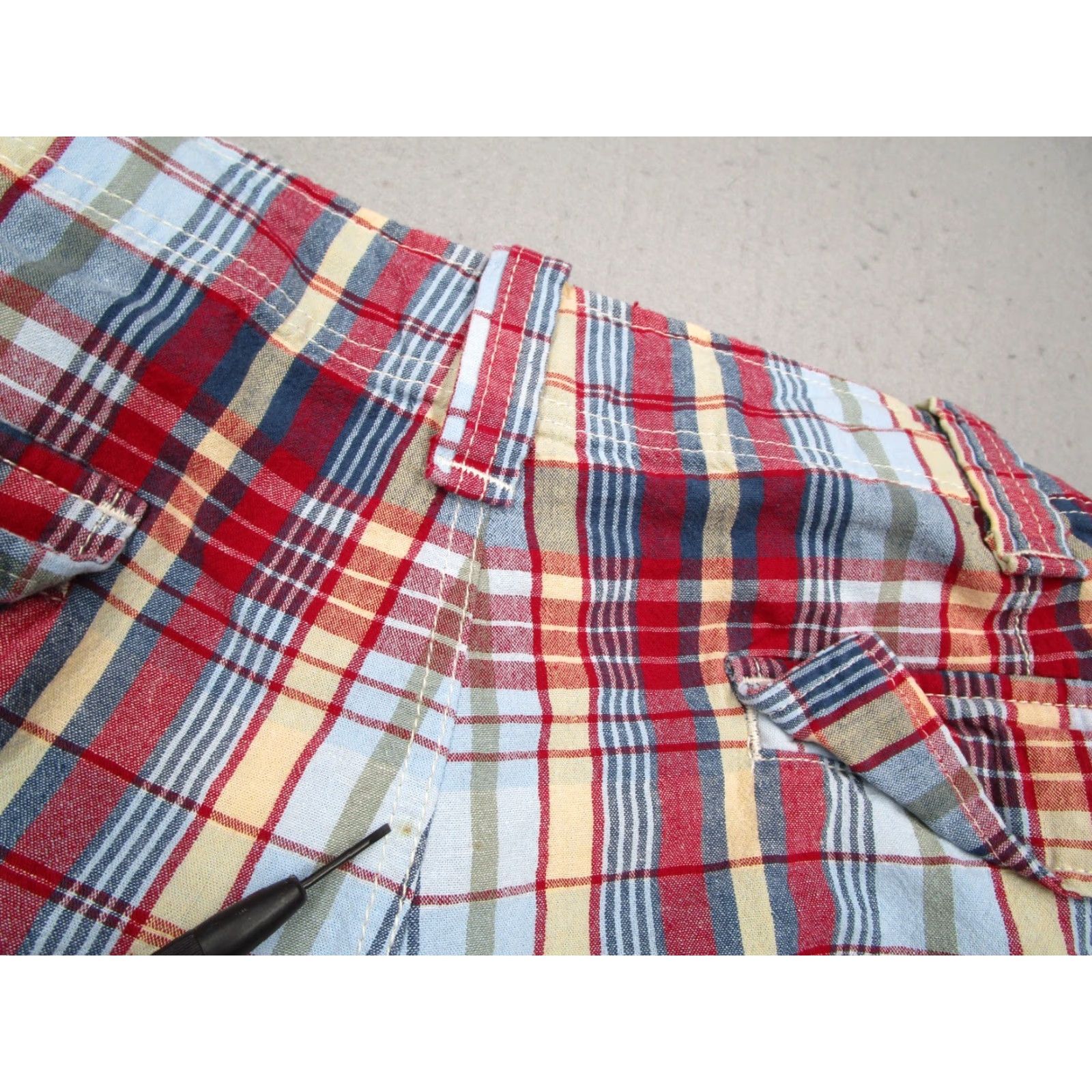 Polo Ralph Lauren Polo Jeans Ralph Lauren Shorts Mens 40 Red Plaid Cargo 10" Golf Casual Work Colorful Men’s 40 Red Cargo Shorts Polo Jeans Ralph Lauren Size US L / EU 52-54 / 3 - 5 Thumbnail