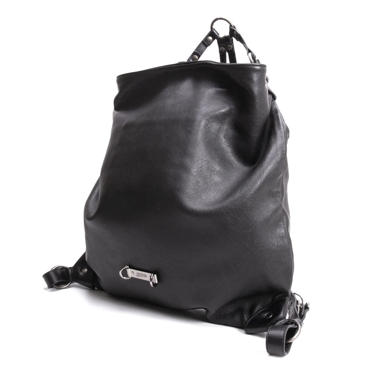 Jean Paul Gaultier Leather Harness Rucksack in Black Size ONE SIZE - 1 Thumbnail