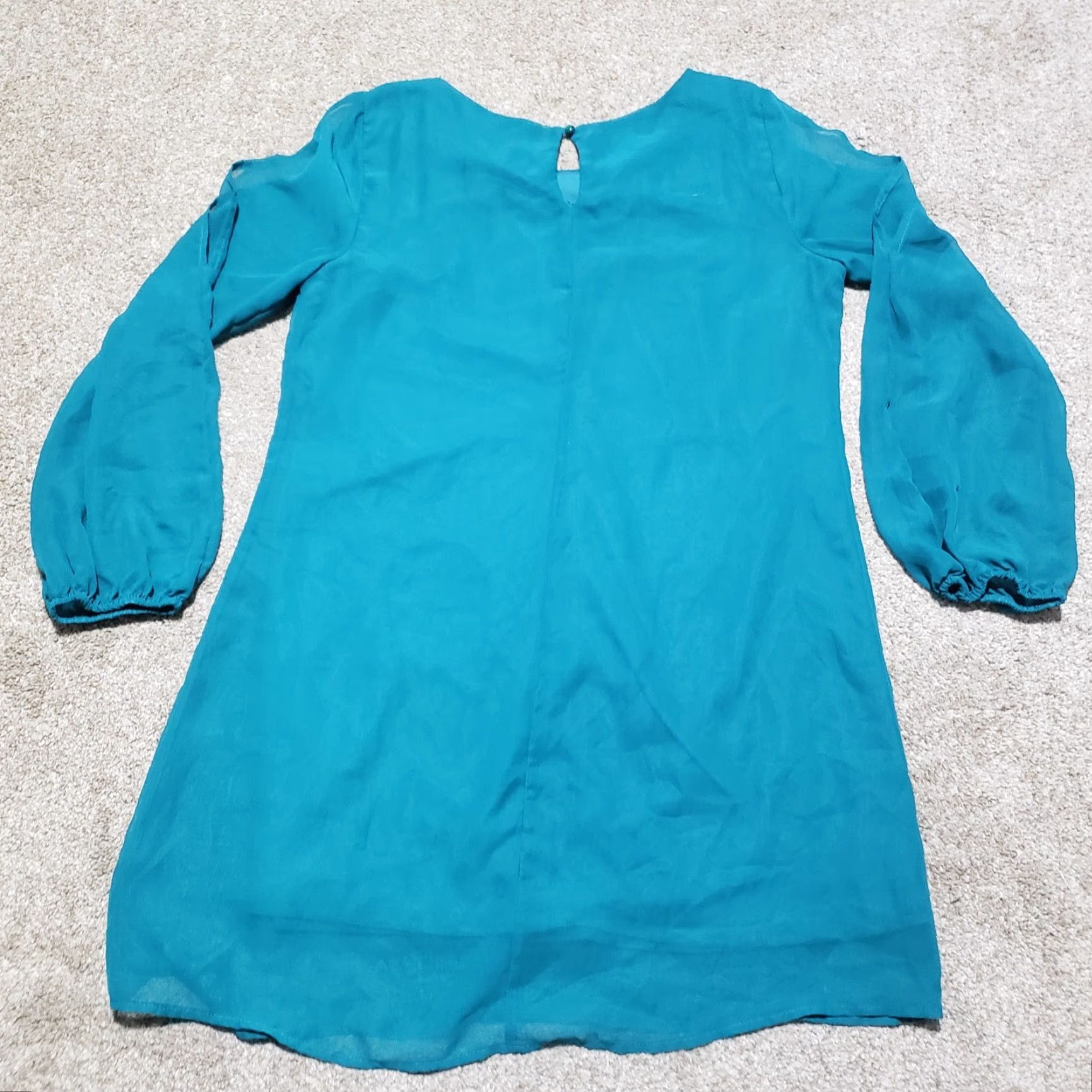 Vintage As U Wish Shirt Womens Half Sleeve Adult L Lace Blue Dress Shirt Large Size L Size L / US 10 / IT 46 - 8 Thumbnail